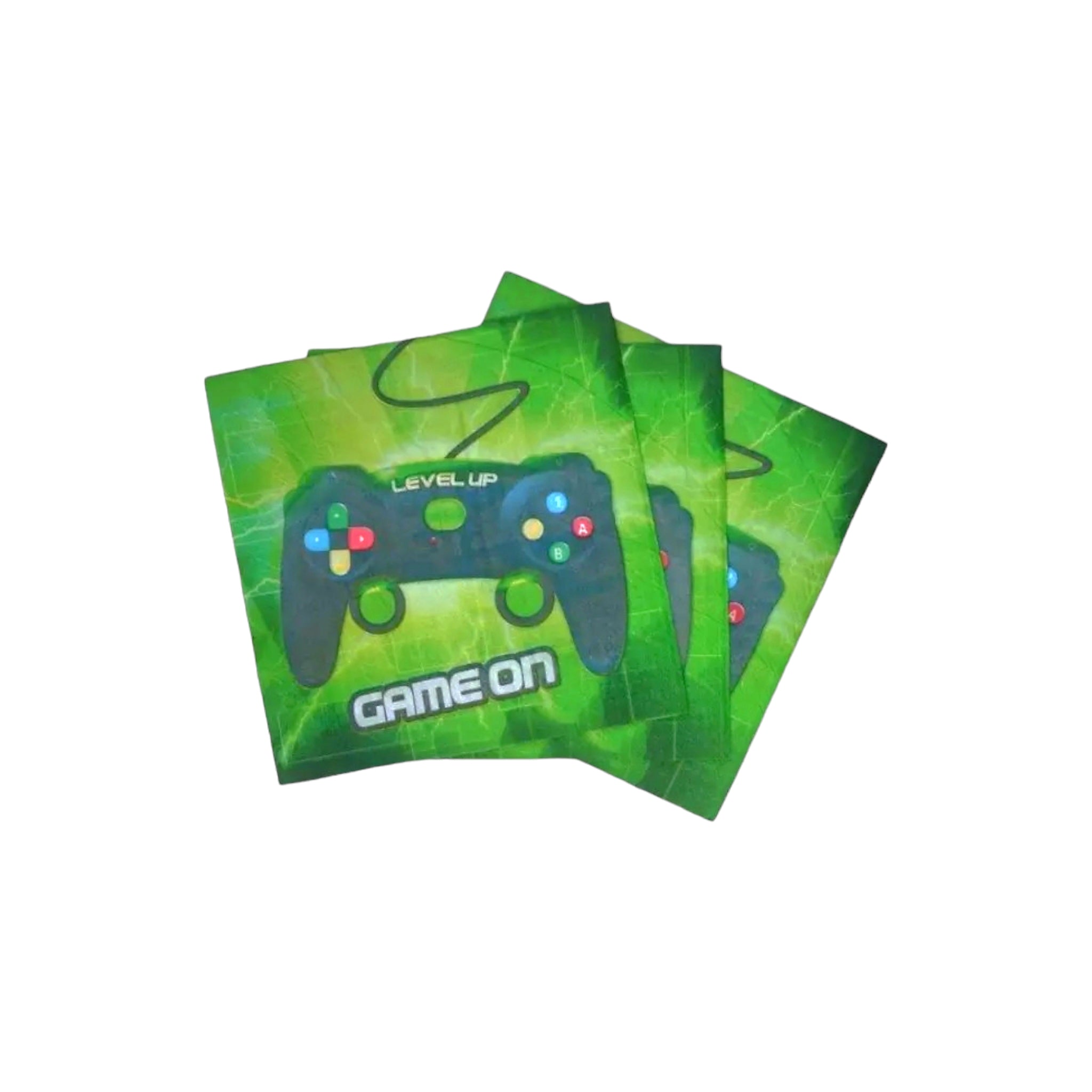 Game On Party Paper Luncheon Serviettes 33x33cm 20pack