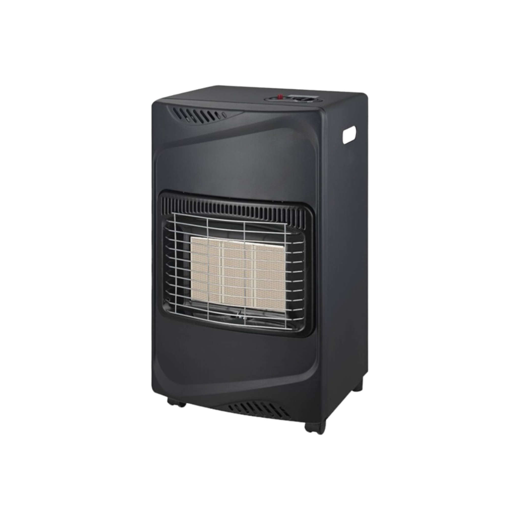 Elba Retro Gas Heater 3-Panel Portable Black 16/EL100RB