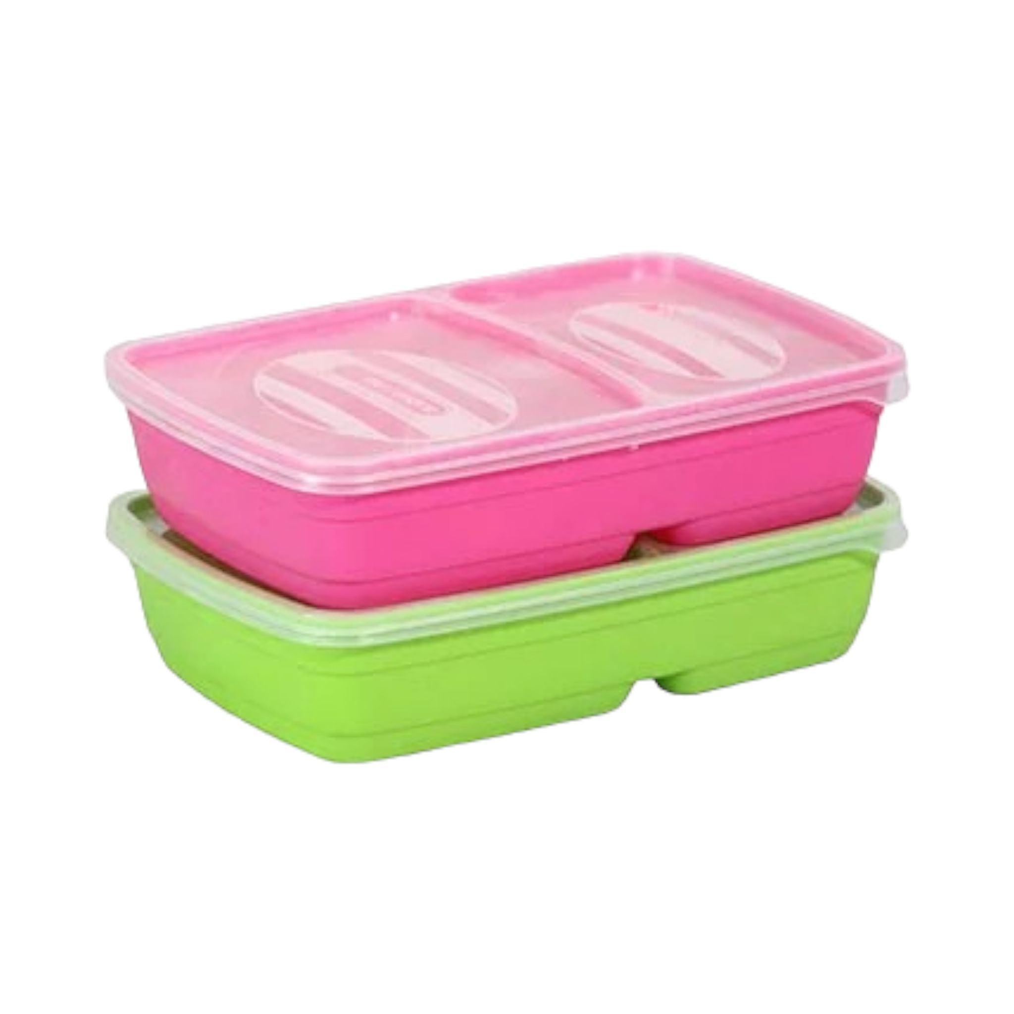 Nu Ware Candy Box 2-Divison Set of 2 Lunch Box