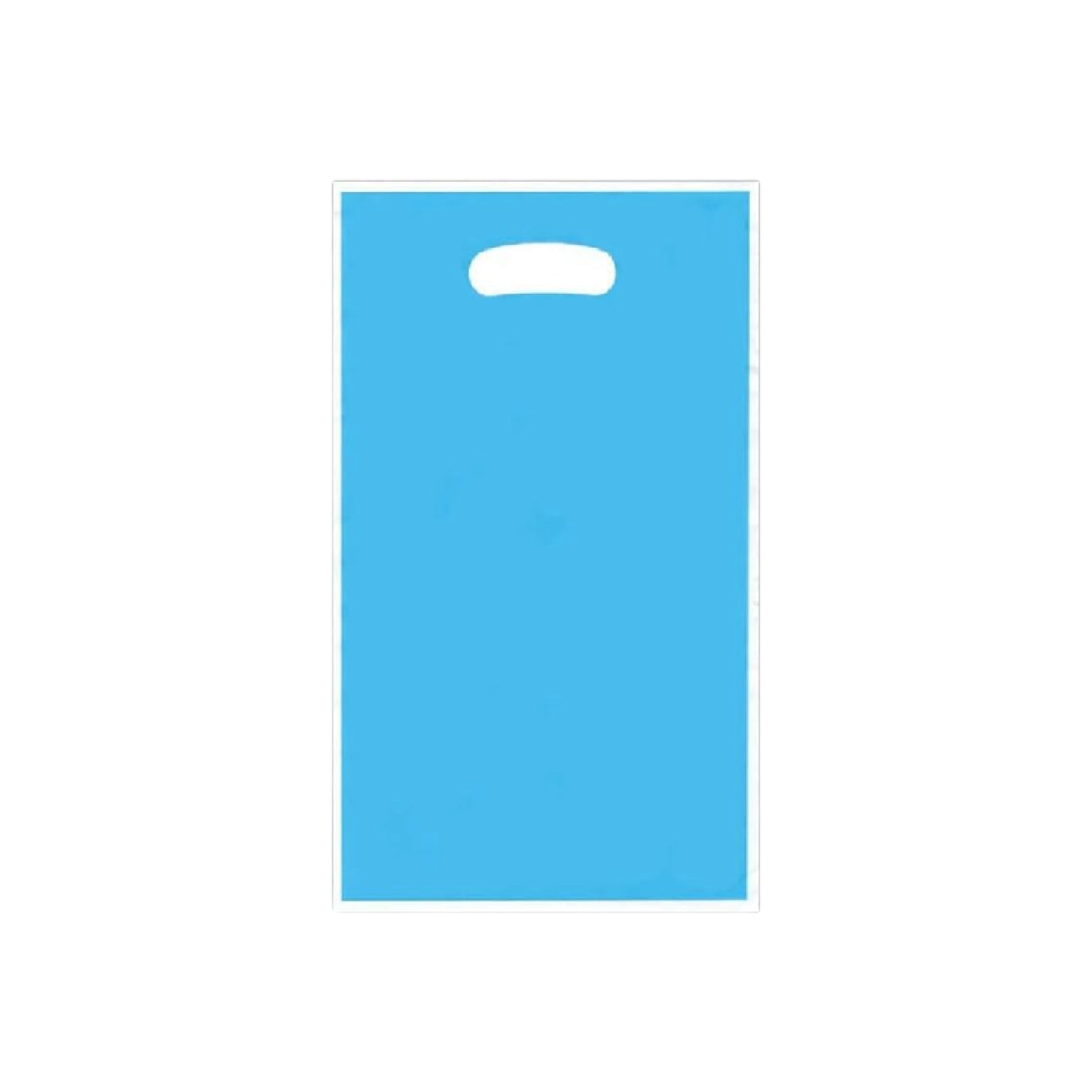 Party Loot Color Plastic Bags 16x25cm 10pack Die Cut Handle