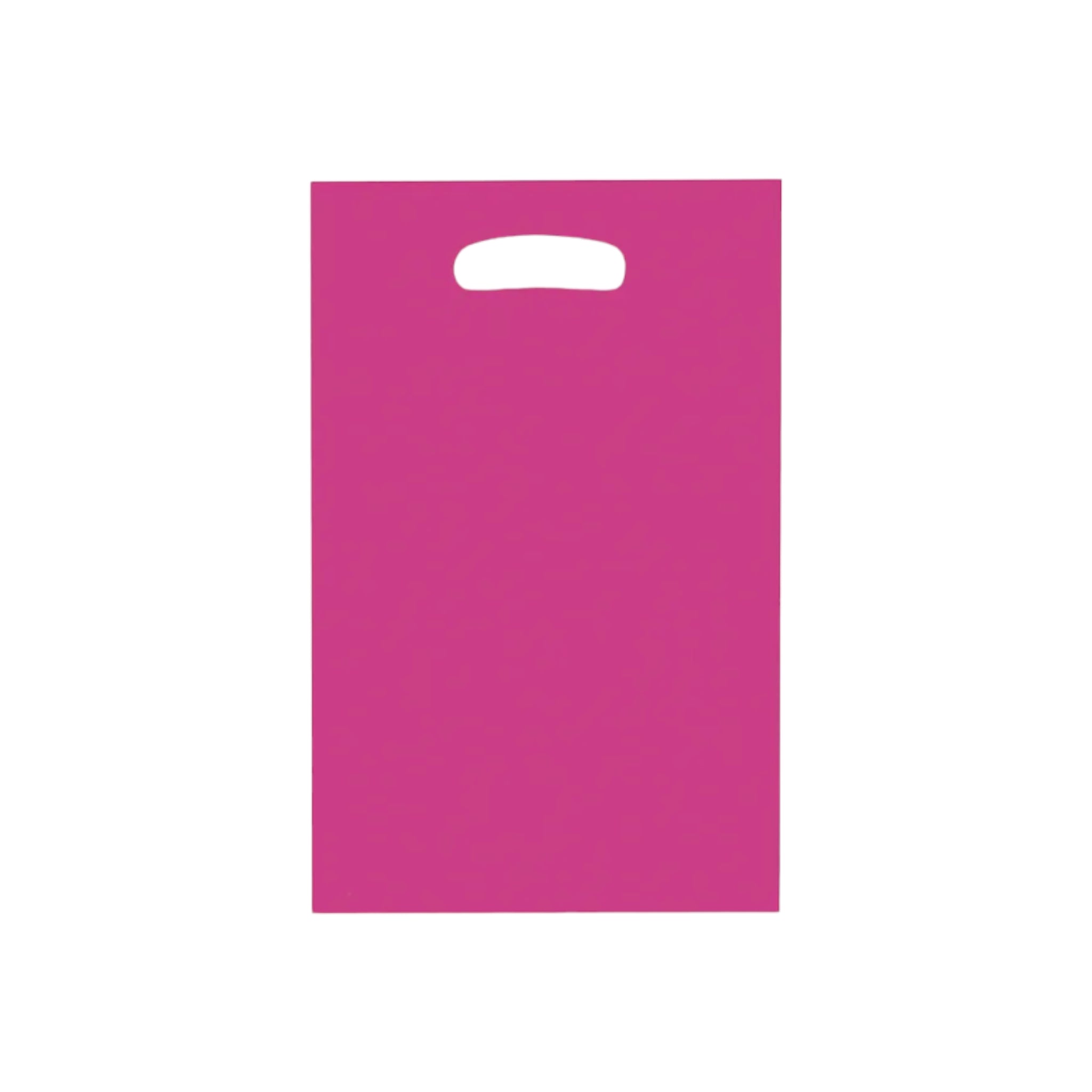 Party Loot Color Plastic Bags 16x25cm 10pack Die Cut Handle