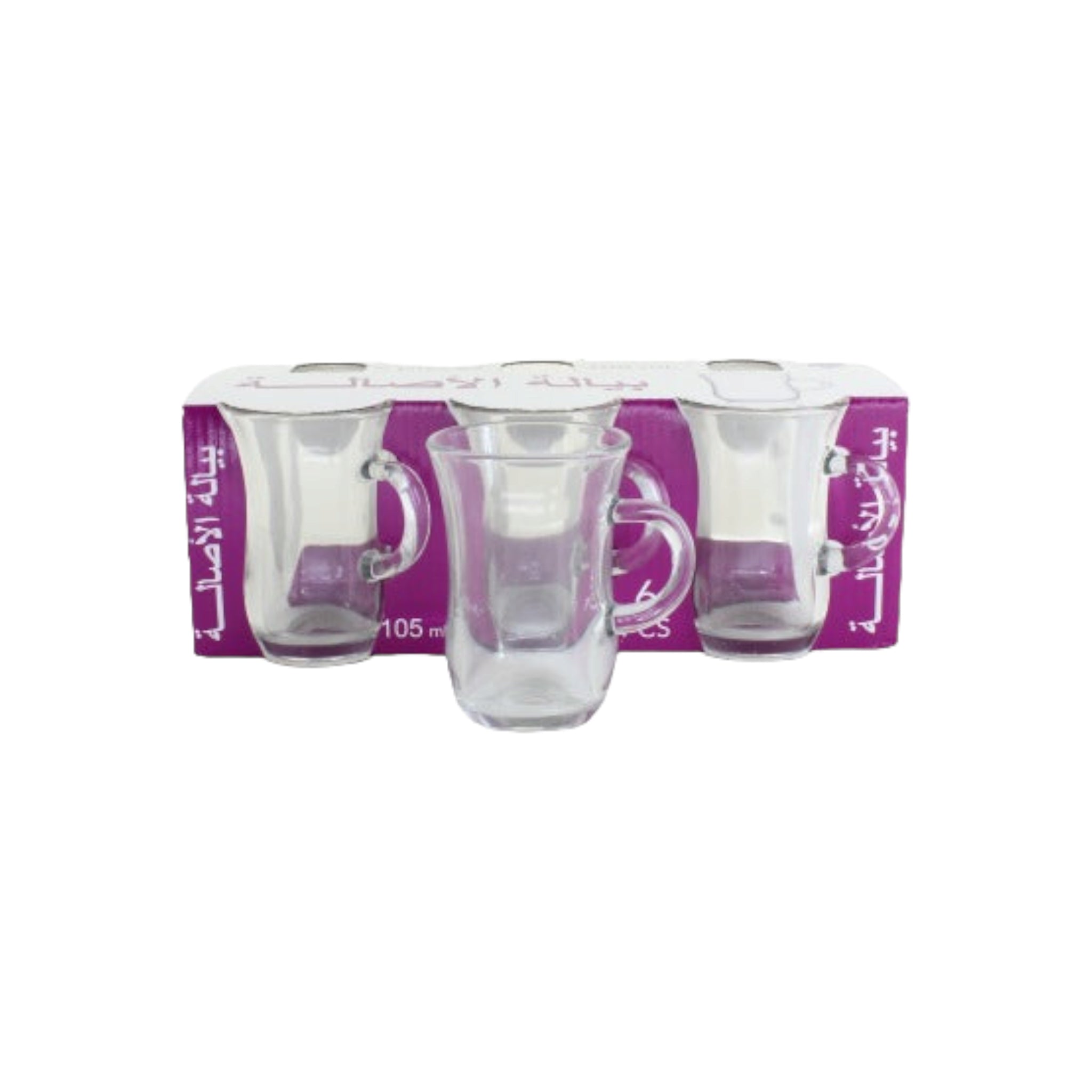 Turkish Tea Glass Cup 105ml Arab Coffee Espresso Tumblers 6pack