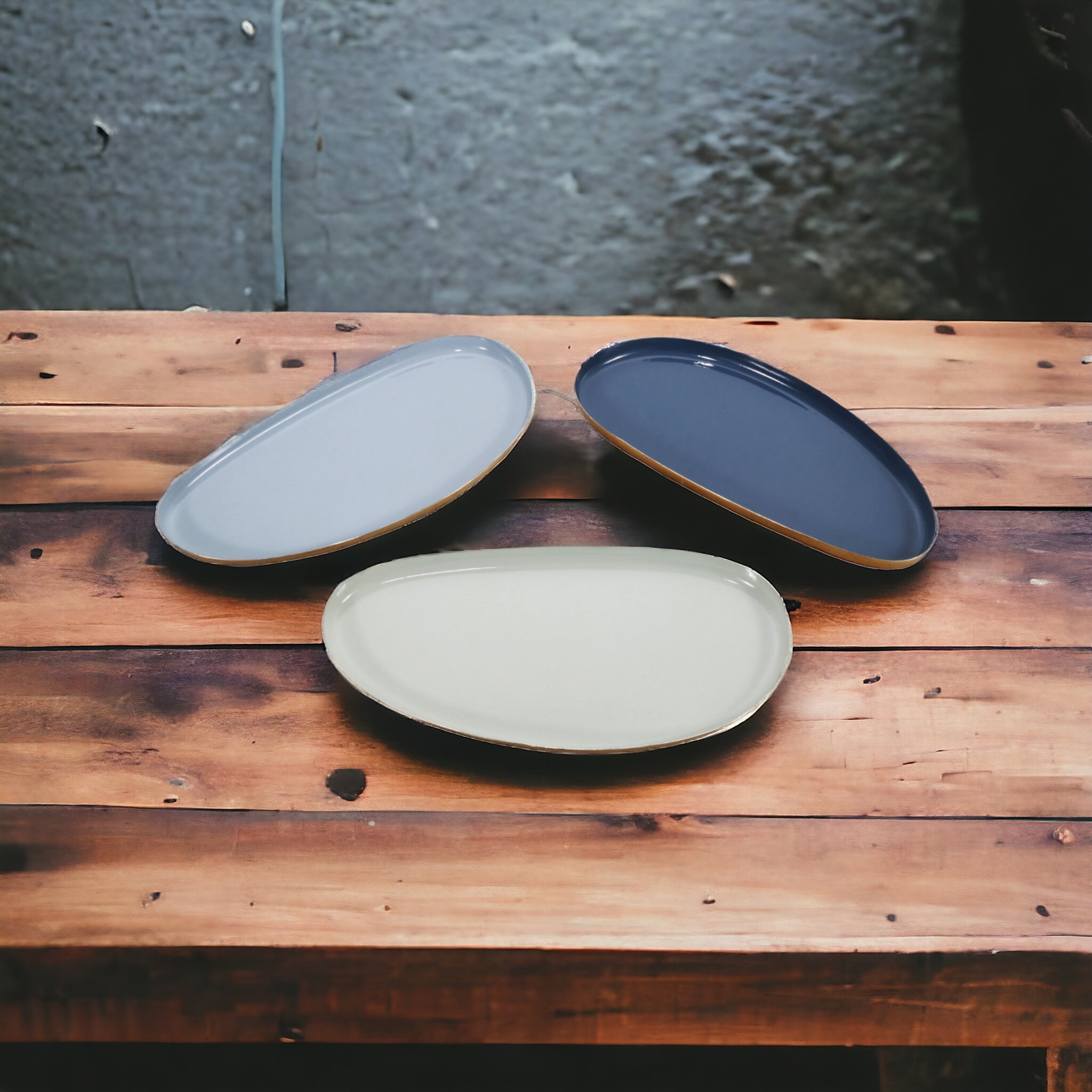 Kitchen Life Oval Metal Serving Tray 21cm 21117