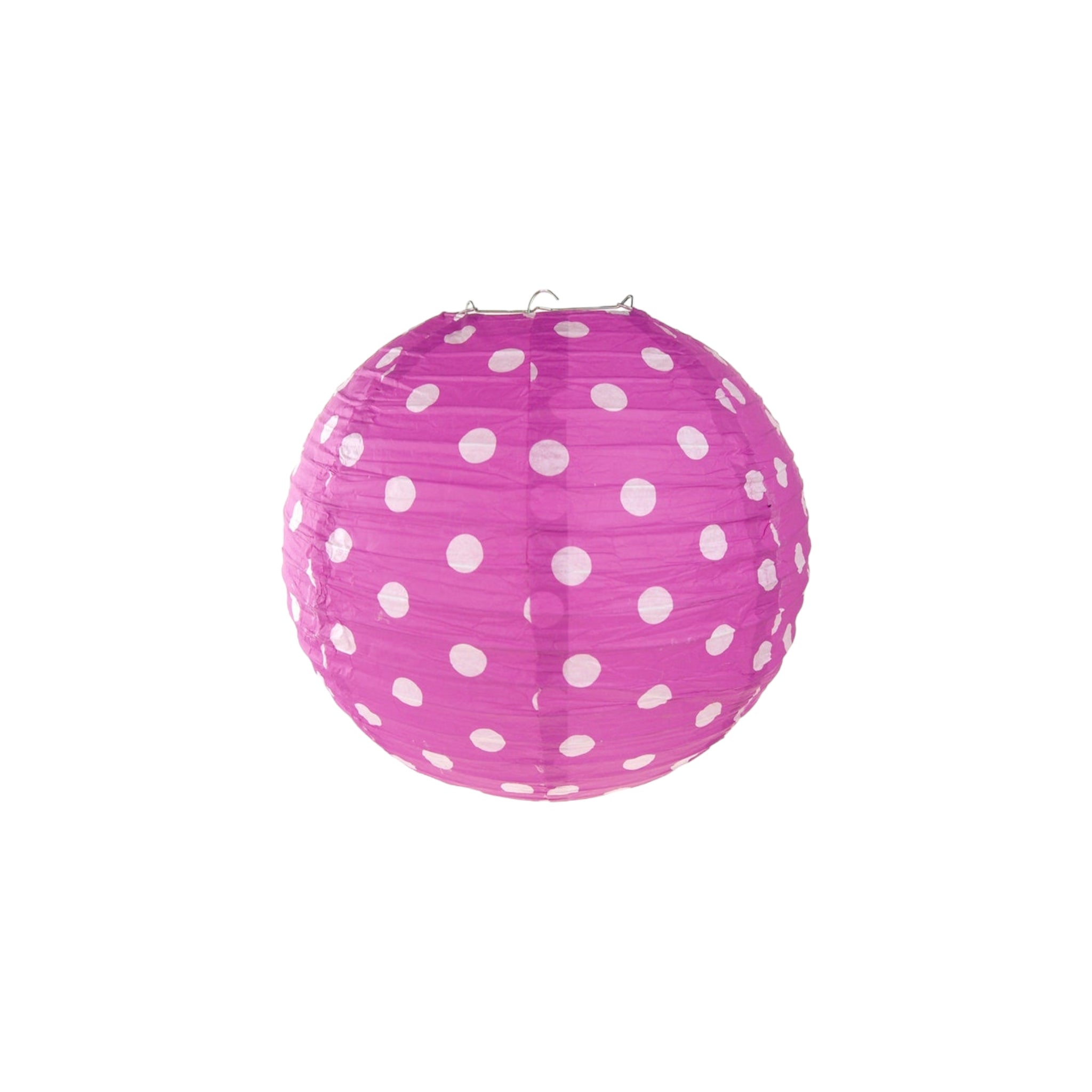 Chinese Polka Dot Paper Lantern 25cm 1pc