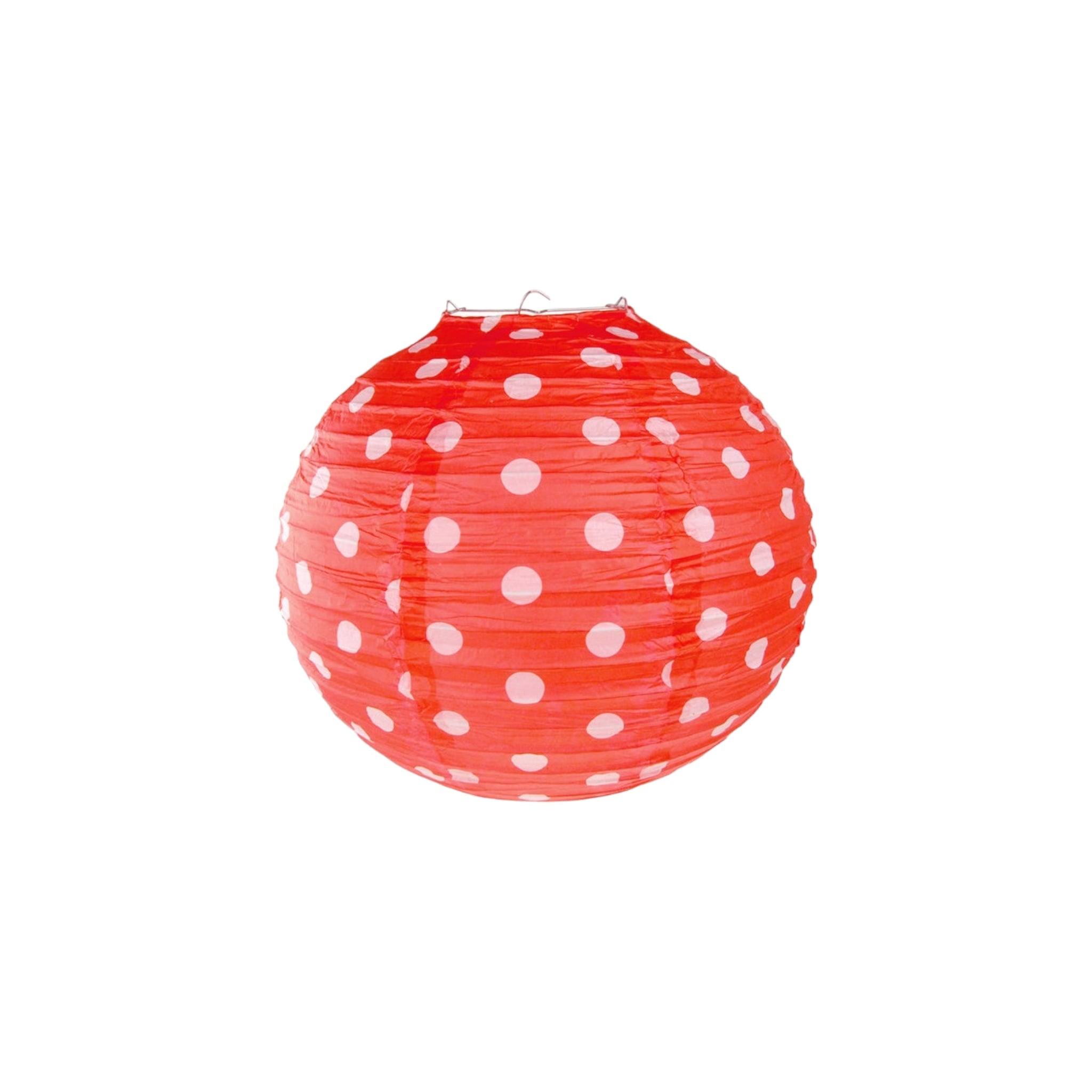 Chinese Polka Dot Paper Lantern 25cm 1pc