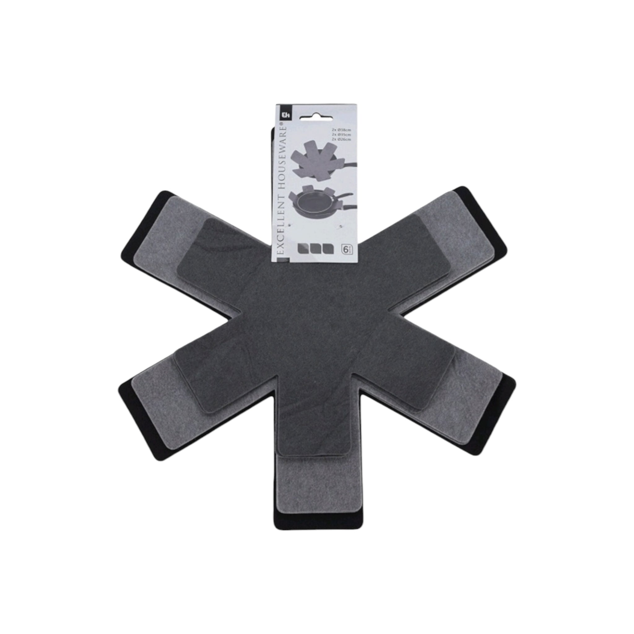 EH Felt Pan Protectors 38cm 6pc Set 19003