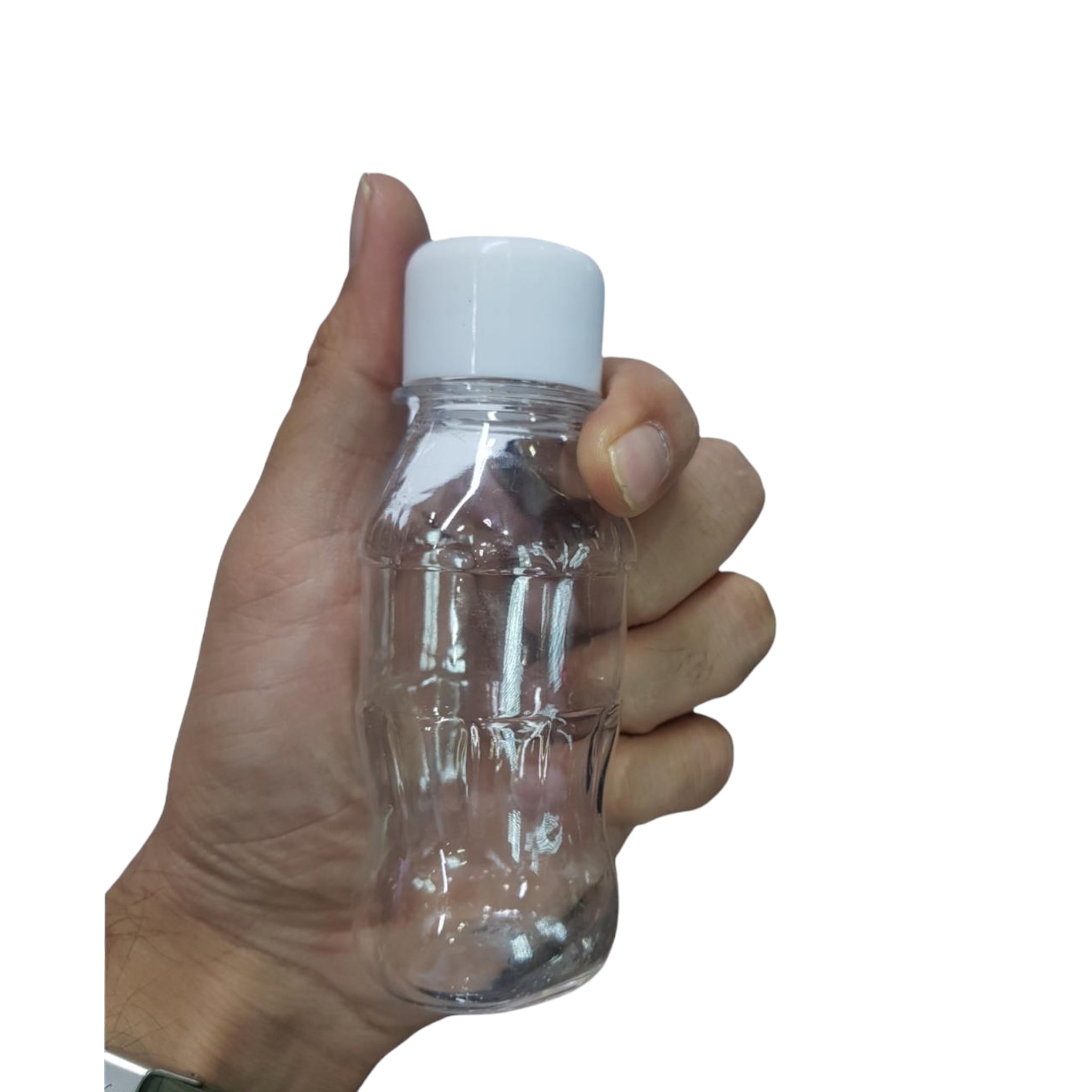 50ml PET Plastic Jar - Baby Deco Bottle Contour Shape 1pc