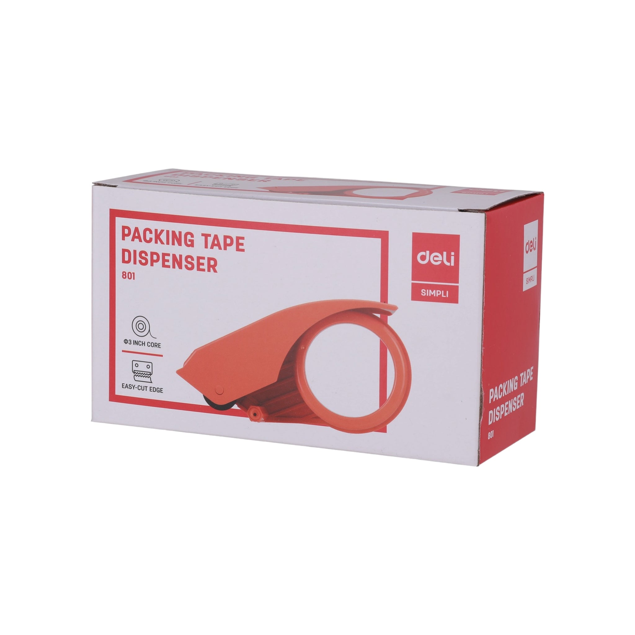 Deli Packing Tape Dispenser 150x6085mm E801 1pc