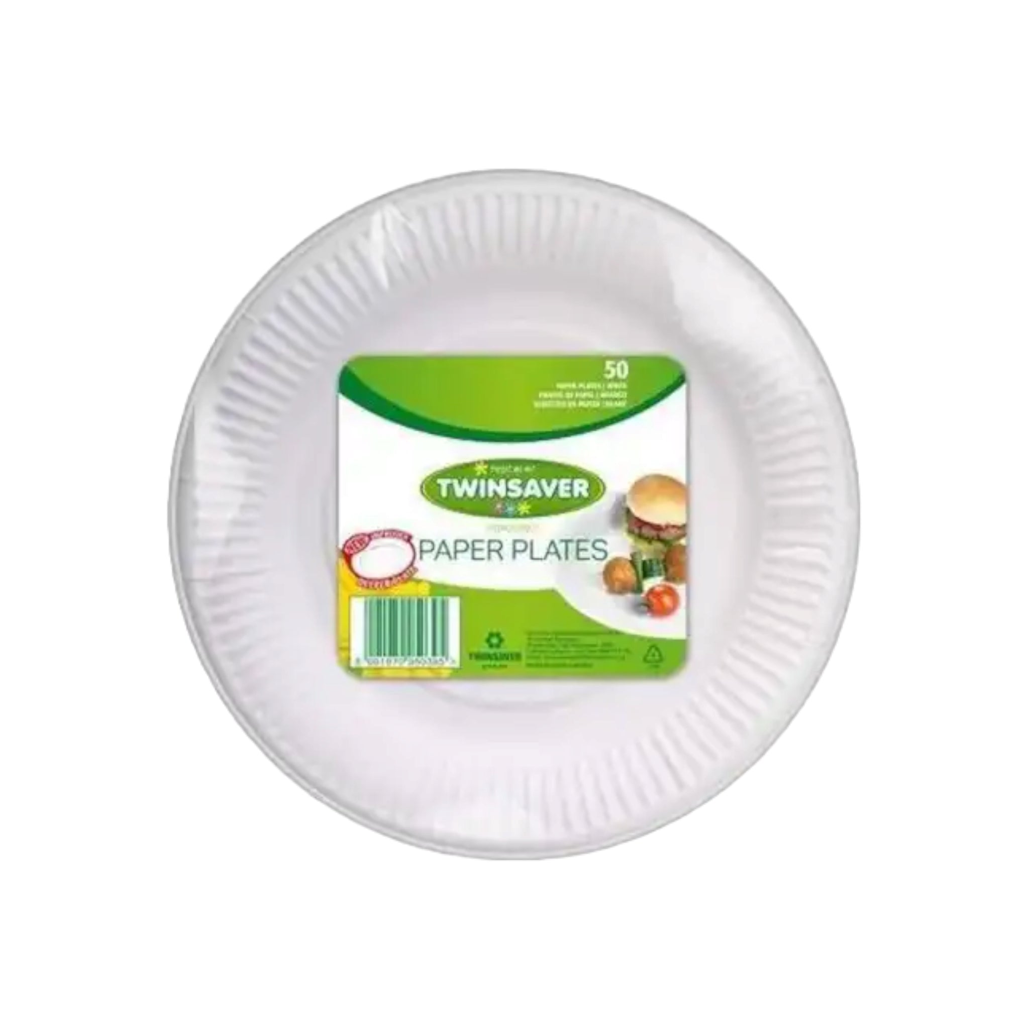 Twinsaver Disposable Paper Plates 50pack