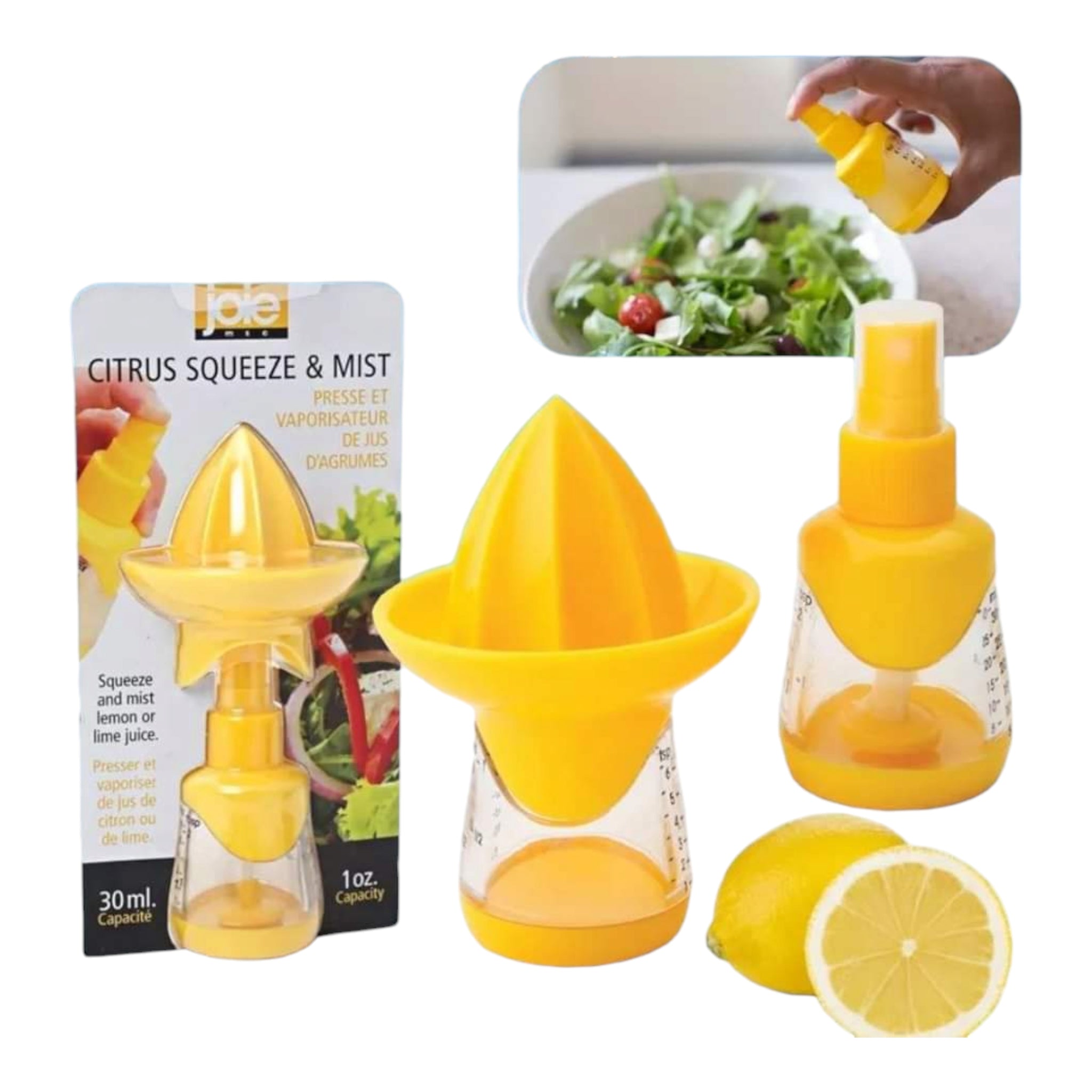 Joie Citrus Lemon Juicer 30ml & Sprayer