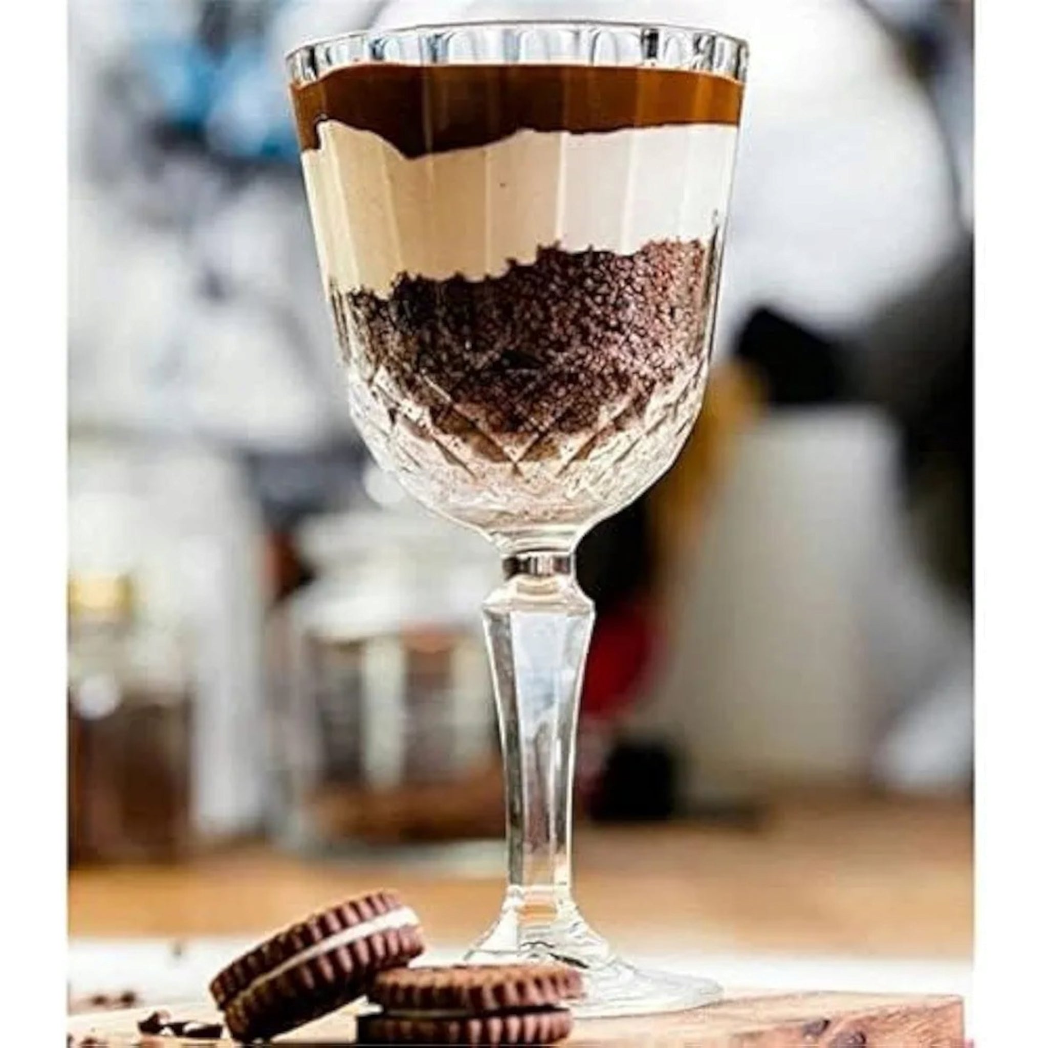 Pasabahce Diony Glass Tumbler Stemmed 230ml White Wine 6pack