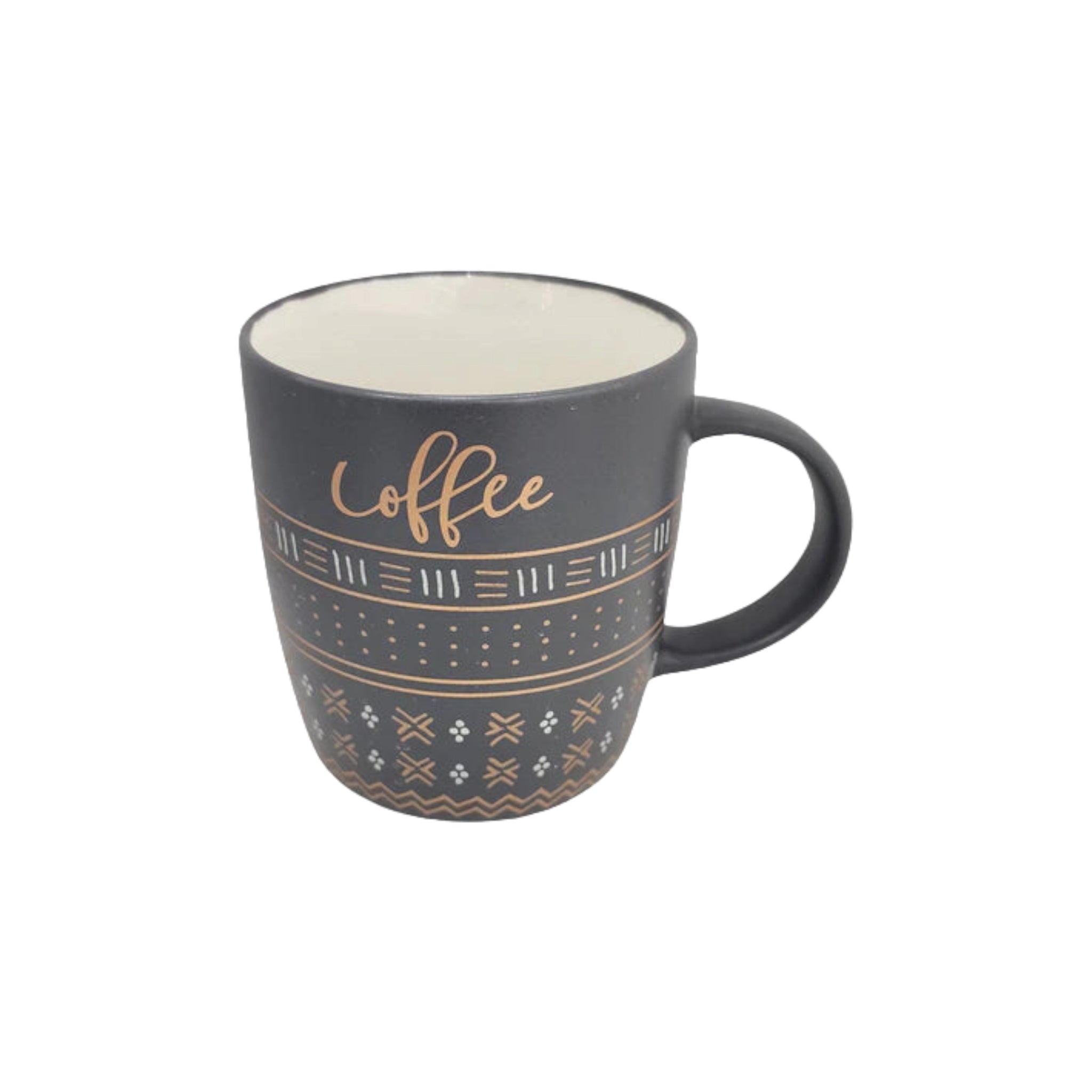 Tazzy Porcelain Coffee Mug 385ml Patterned 1pc