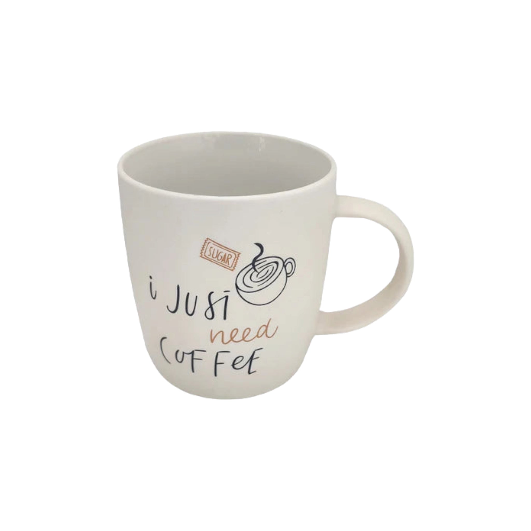 Tazzy Porcelai Coffee Mug 385ml Patterned 1pc