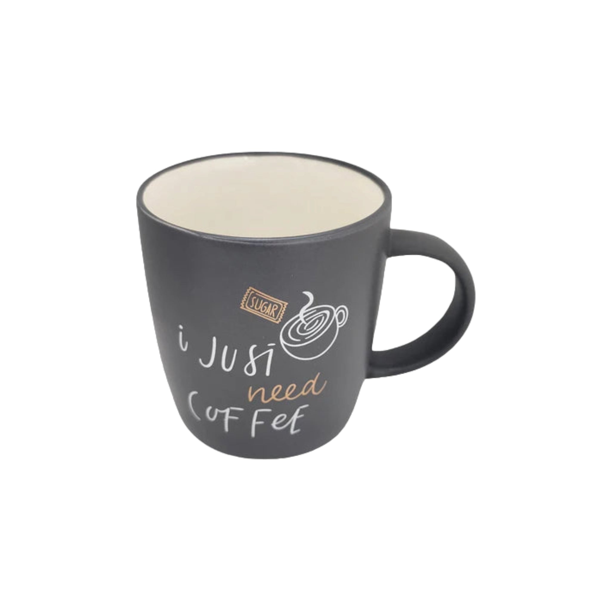 Tazzy Porcelai Coffee Mug 385ml Patterned 1pc