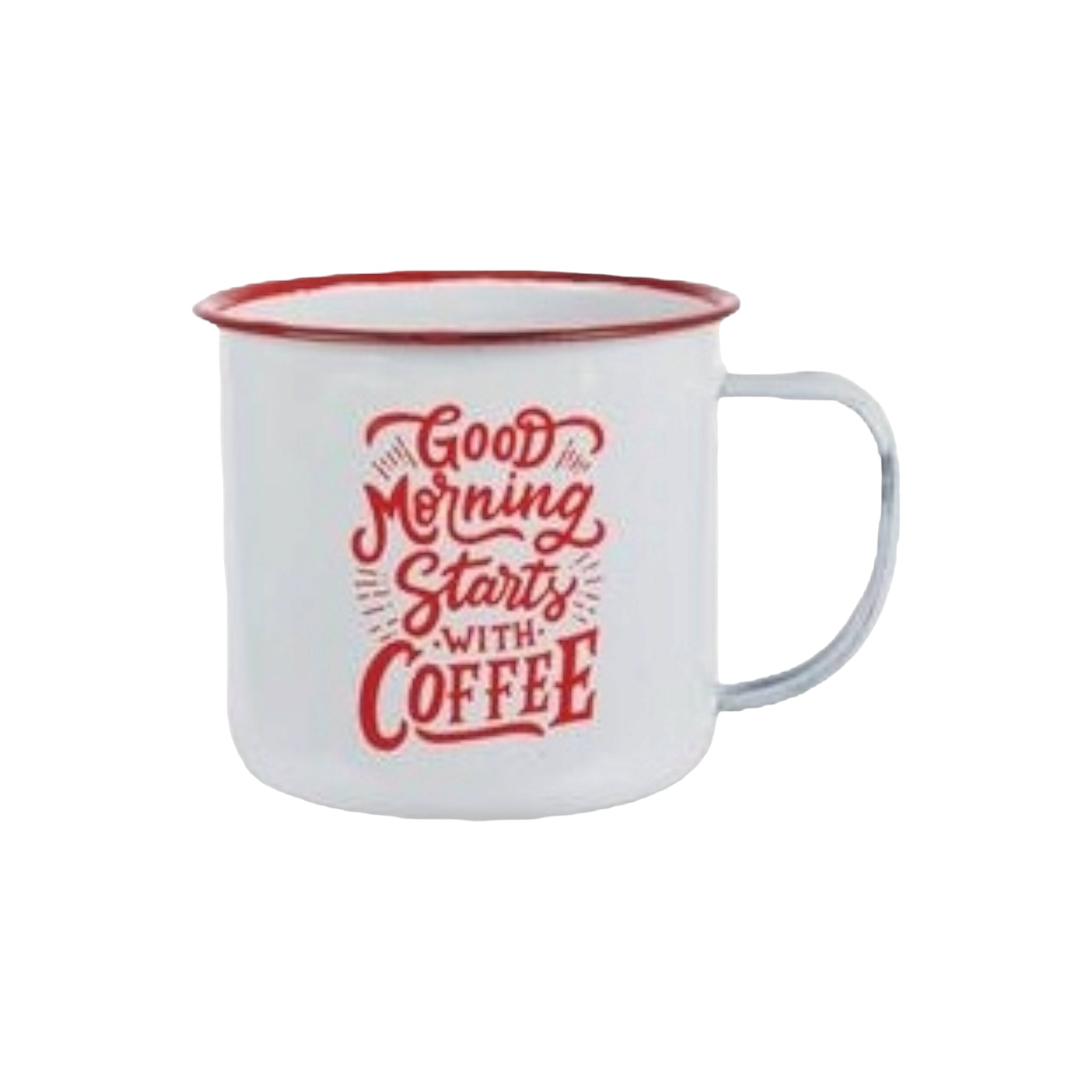 Enamel Mug 8cm with Print Quotes