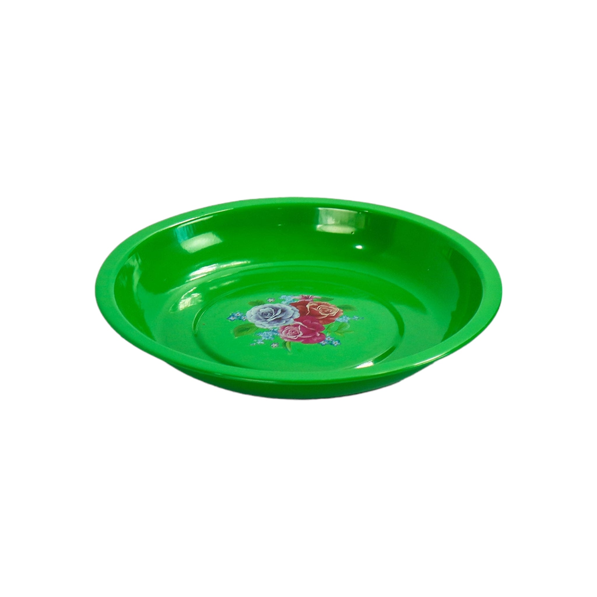 Enamel Rice Plate 22cm Solid Color