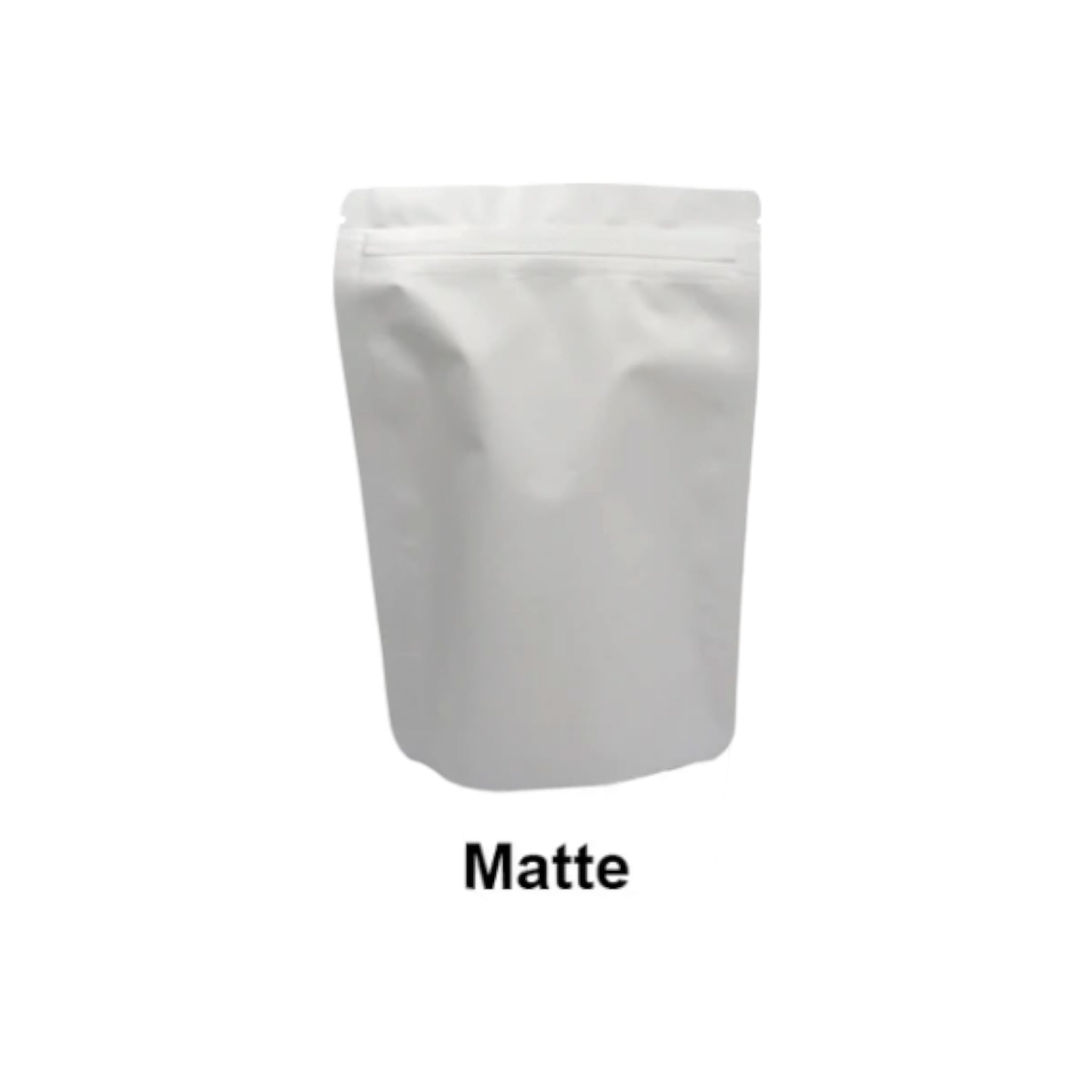 Aluminium Metalized Zip Lock Resealable Foil Stand Up Pouch Packing Bags No-Window 10Pack