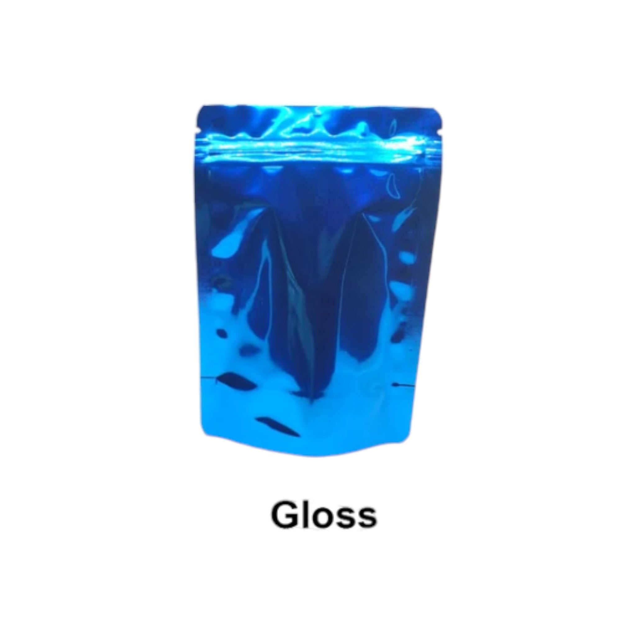 Aluminium Metalized Zip Lock Resealable Foil Stand Up Pouch Packing Bags No-Window 10Pack