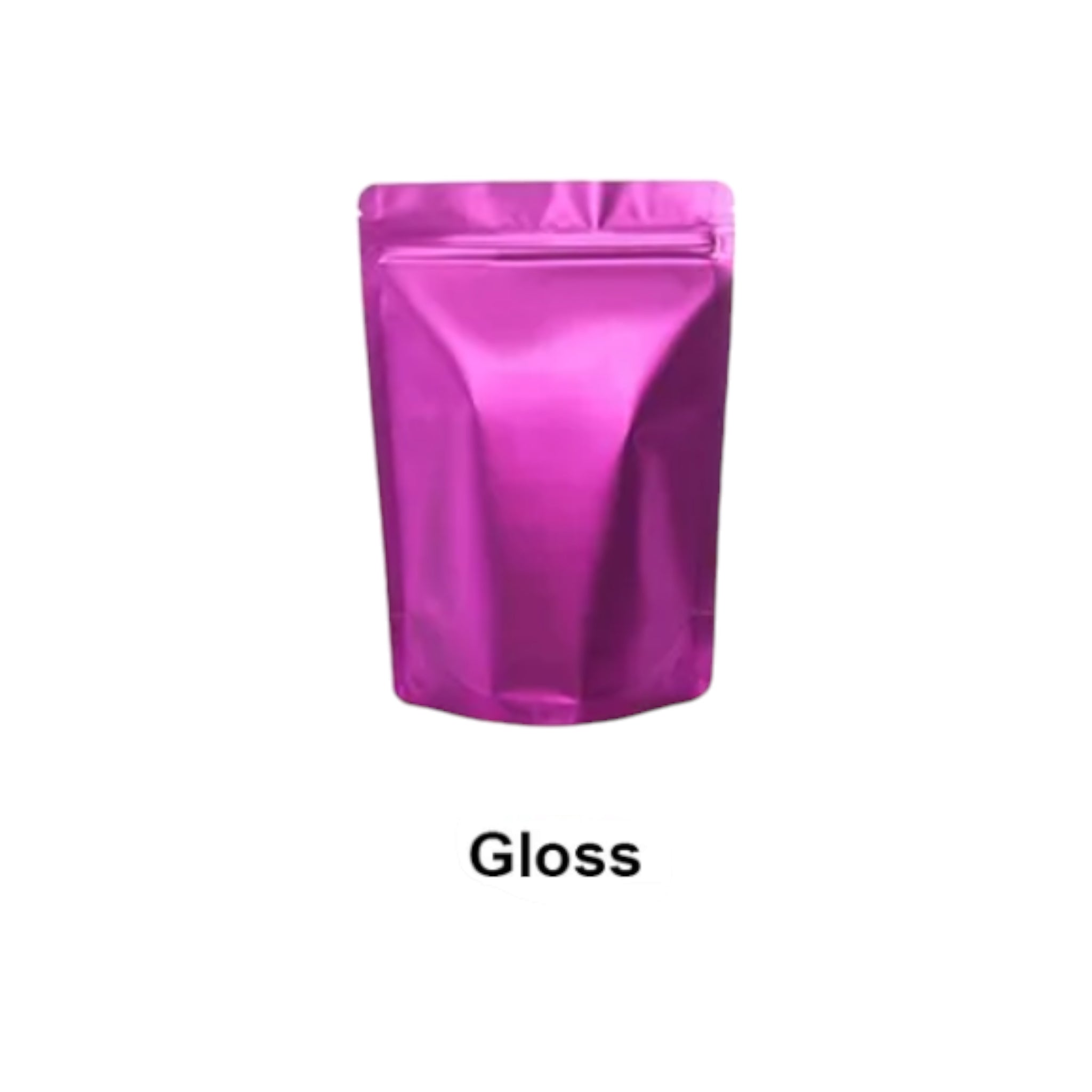 Aluminium Metalized Zip Lock Resealable Foil Stand Up Pouch Packing Bags No-Window 10Pack