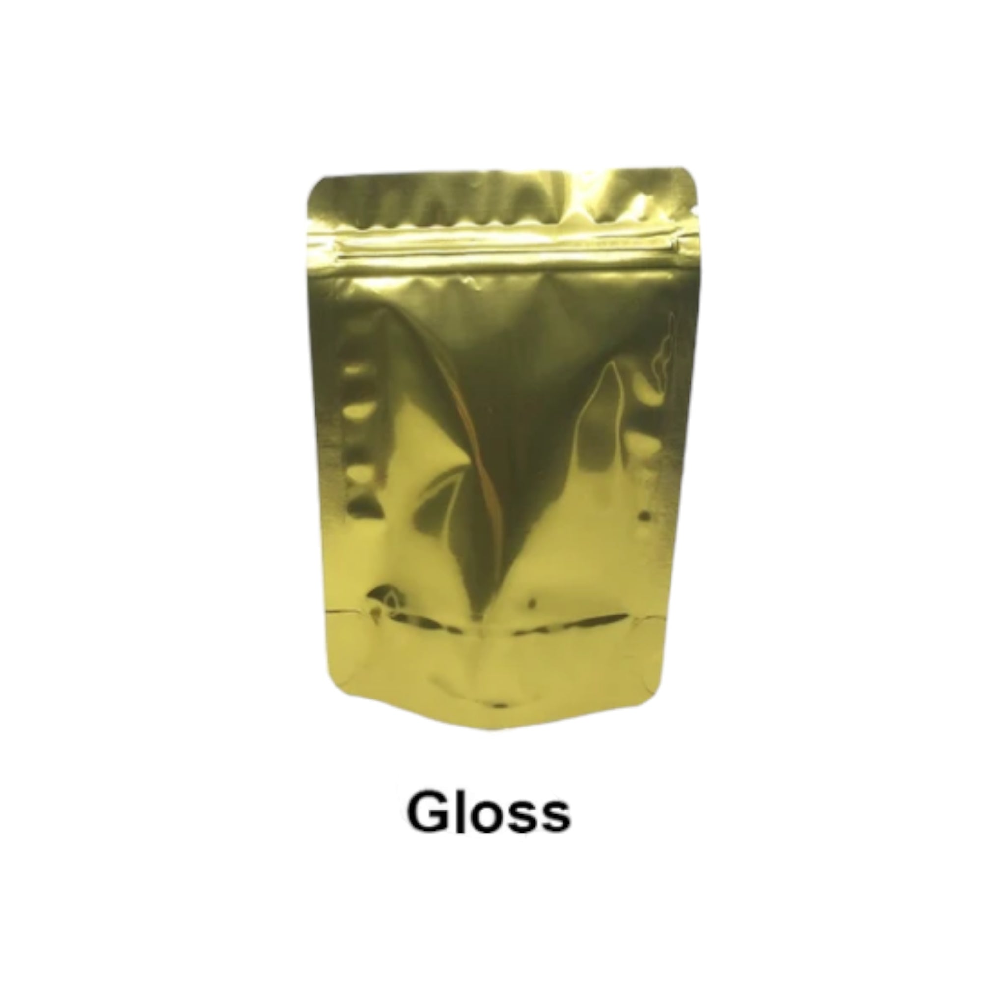 Aluminium Metalized Zip Lock Resealable Foil Stand Up Pouch Packing Bags No-Window 10Pack