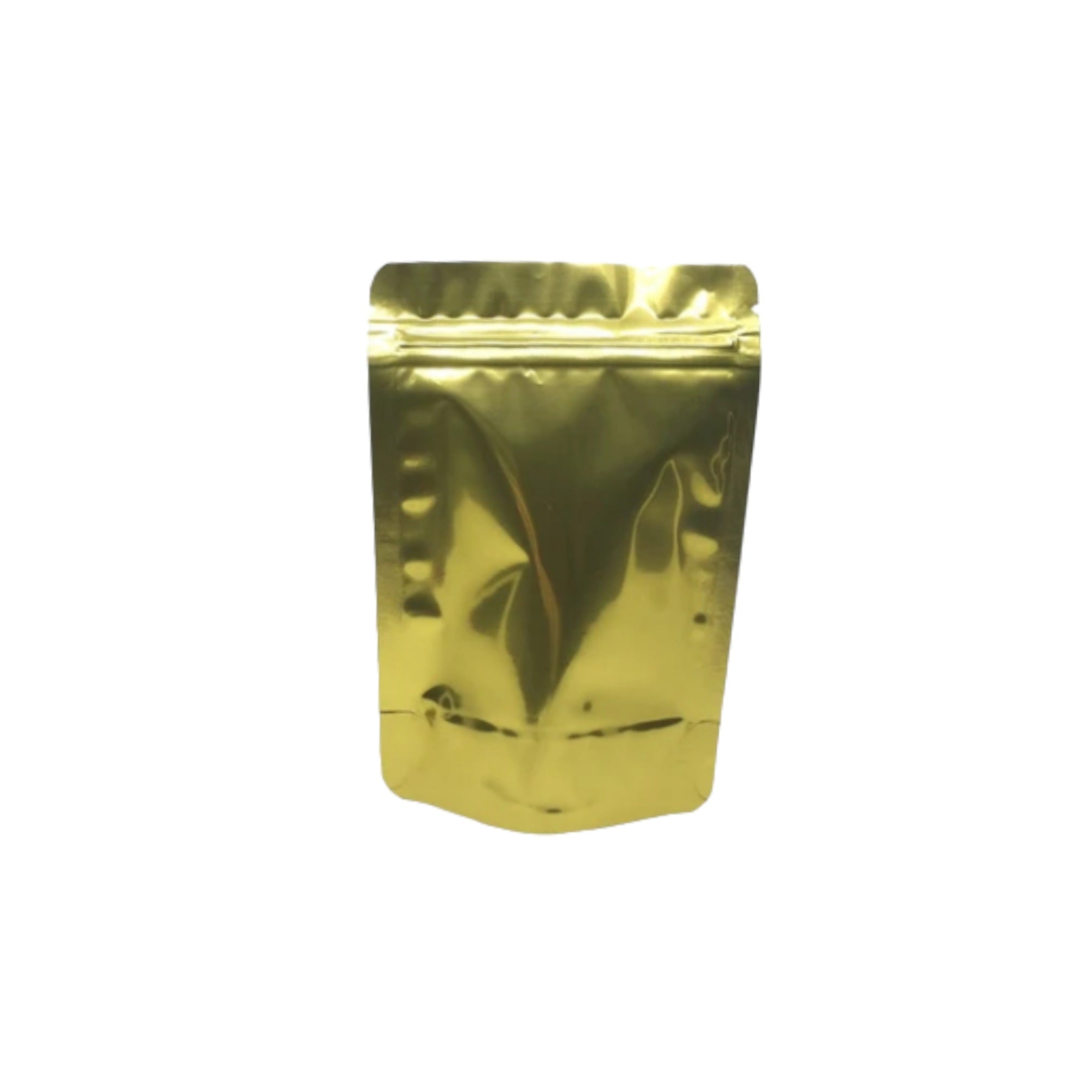 Aluminium Metalized Zip Lock Resealable Foil Stand Up Pouch Packing Bags No-Window 10Pack