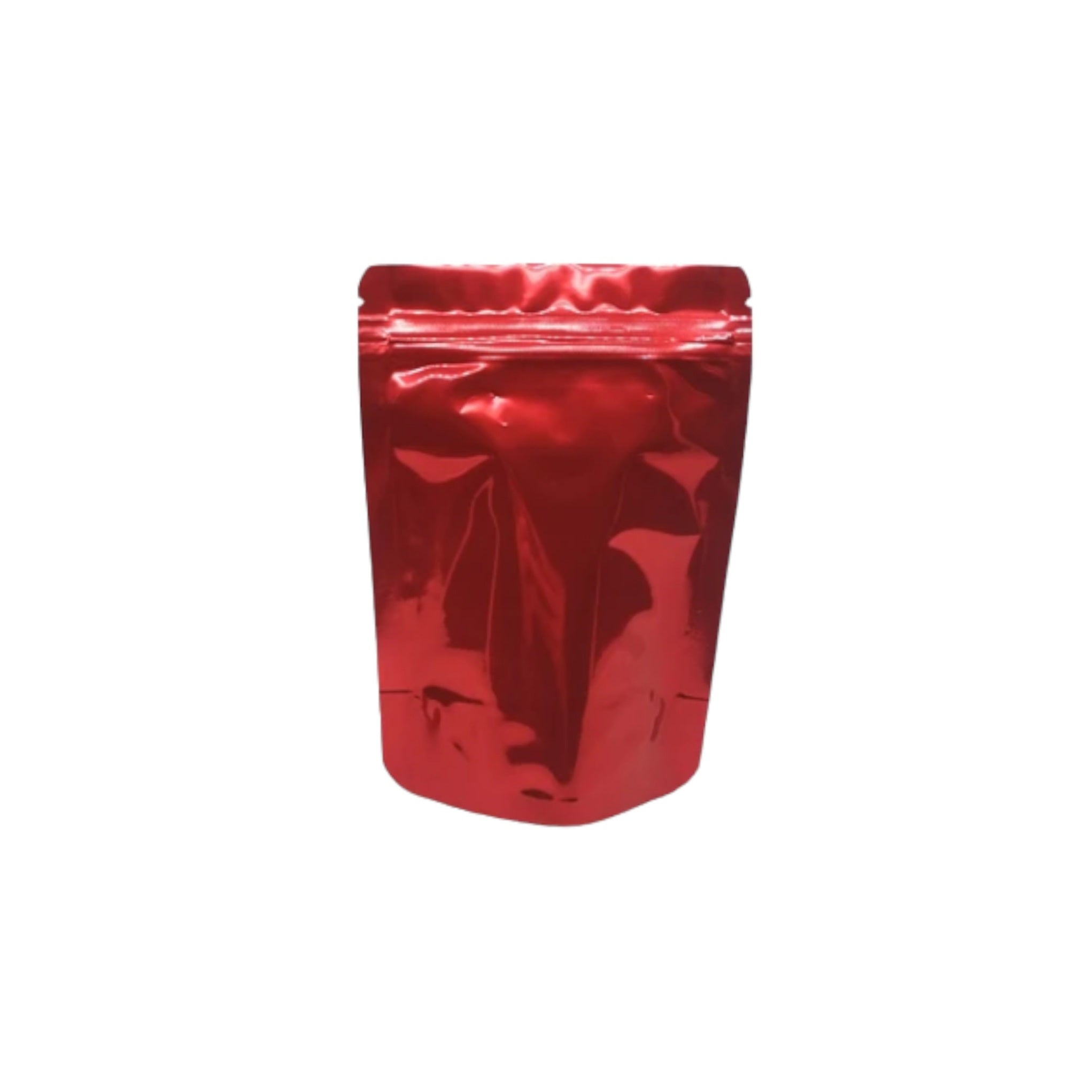 Aluminium Metalized Zip Lock Resealable Foil Stand Up Pouch Packing Bags No-Window 10Pack