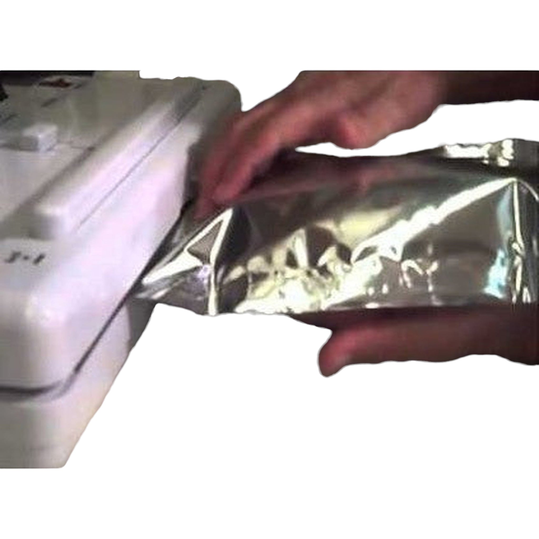 Vacuum Metalized Bags Silver 50g 10x14cm Laminated Pouch 100pack