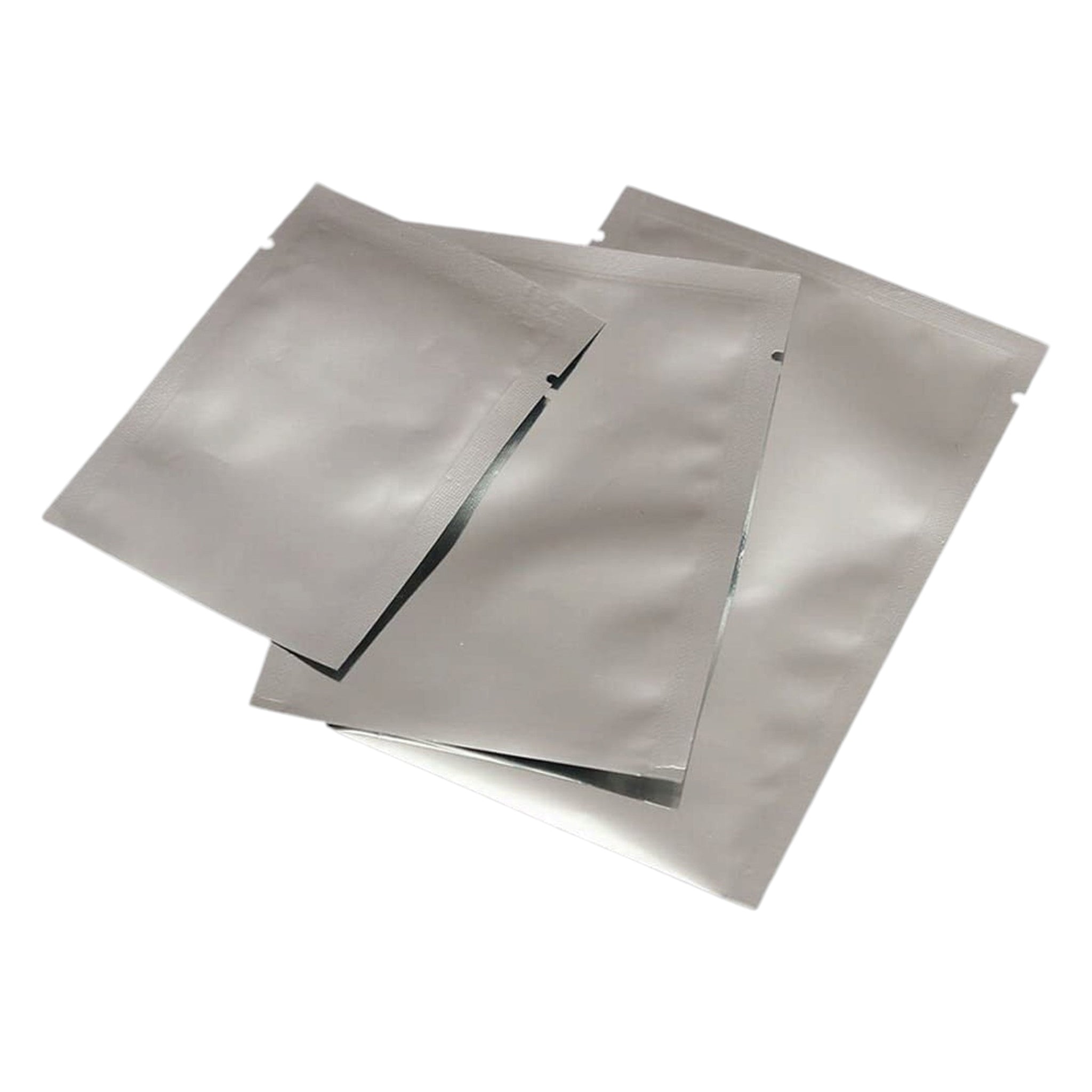 Vacuum Metalized Bags Silver 50g 10x14cm Laminated Pouch 100pack