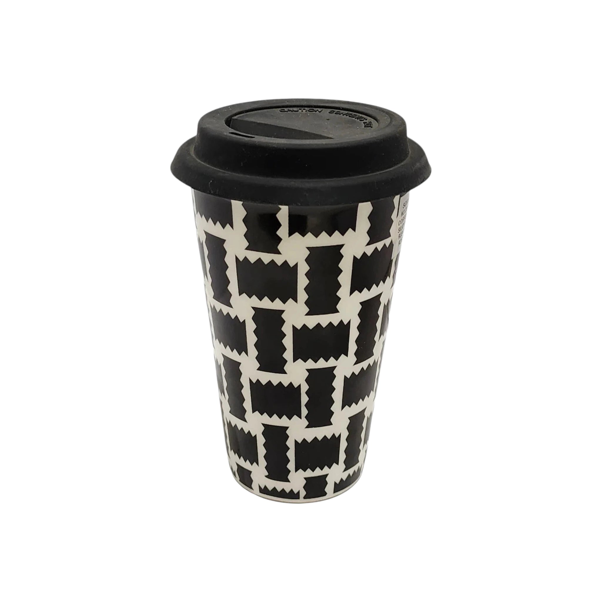 Porcelain Coffee Cup On-the-Go 400ml Silicone Lid SGN162