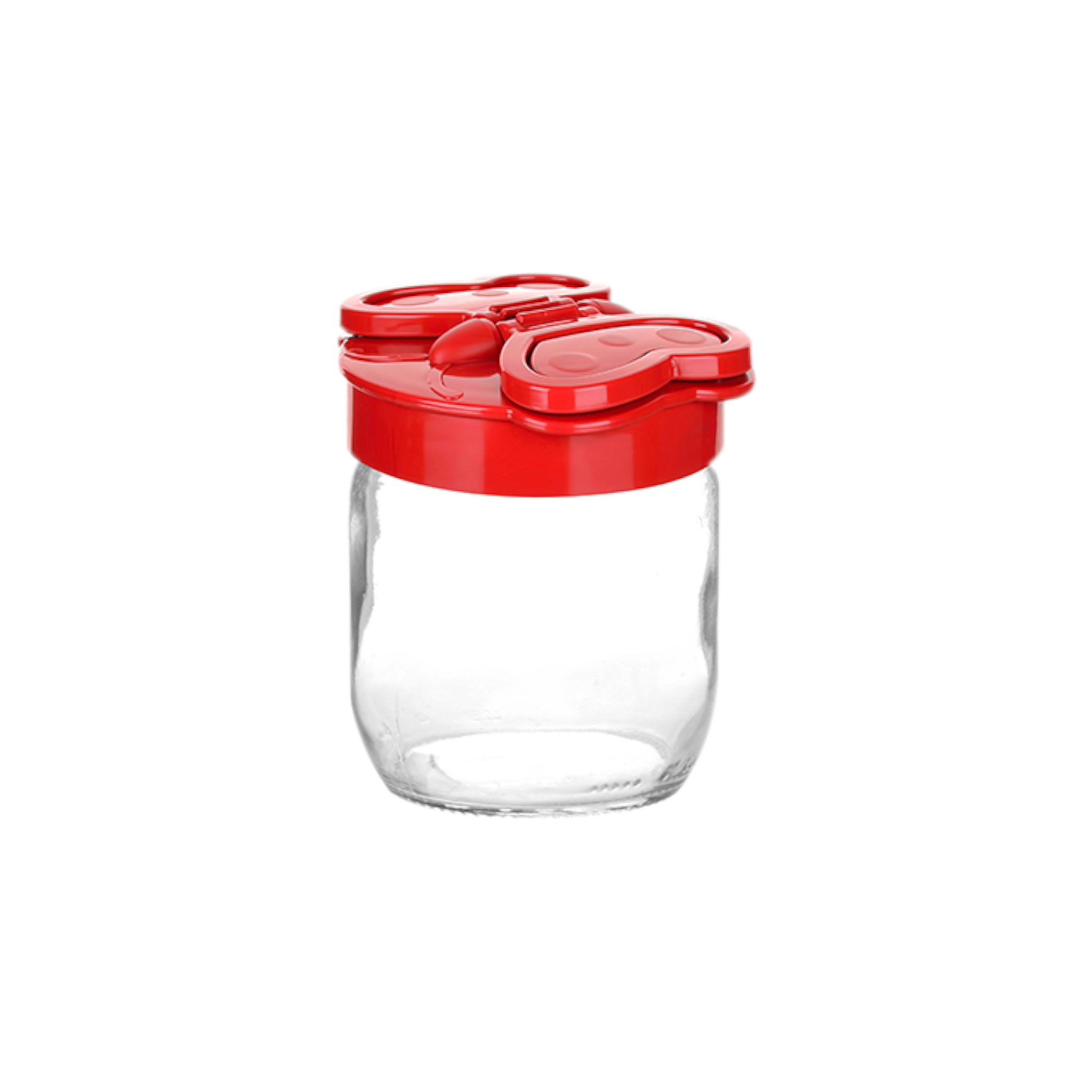 Titiz Glass Storage Jar Flap Lid 425cc KC-224