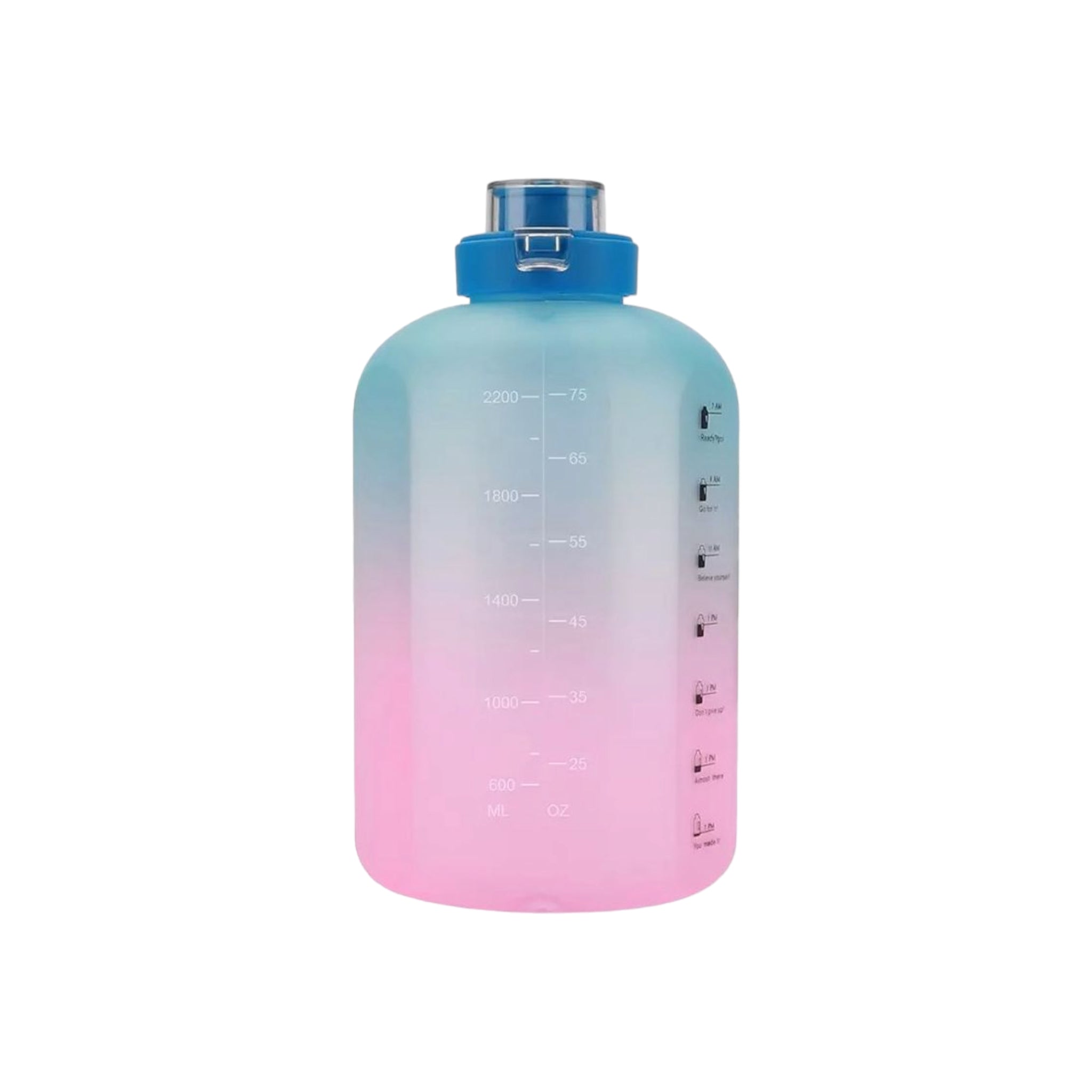 Motivational Gradient Sports Water Bottle RDE 2.2L