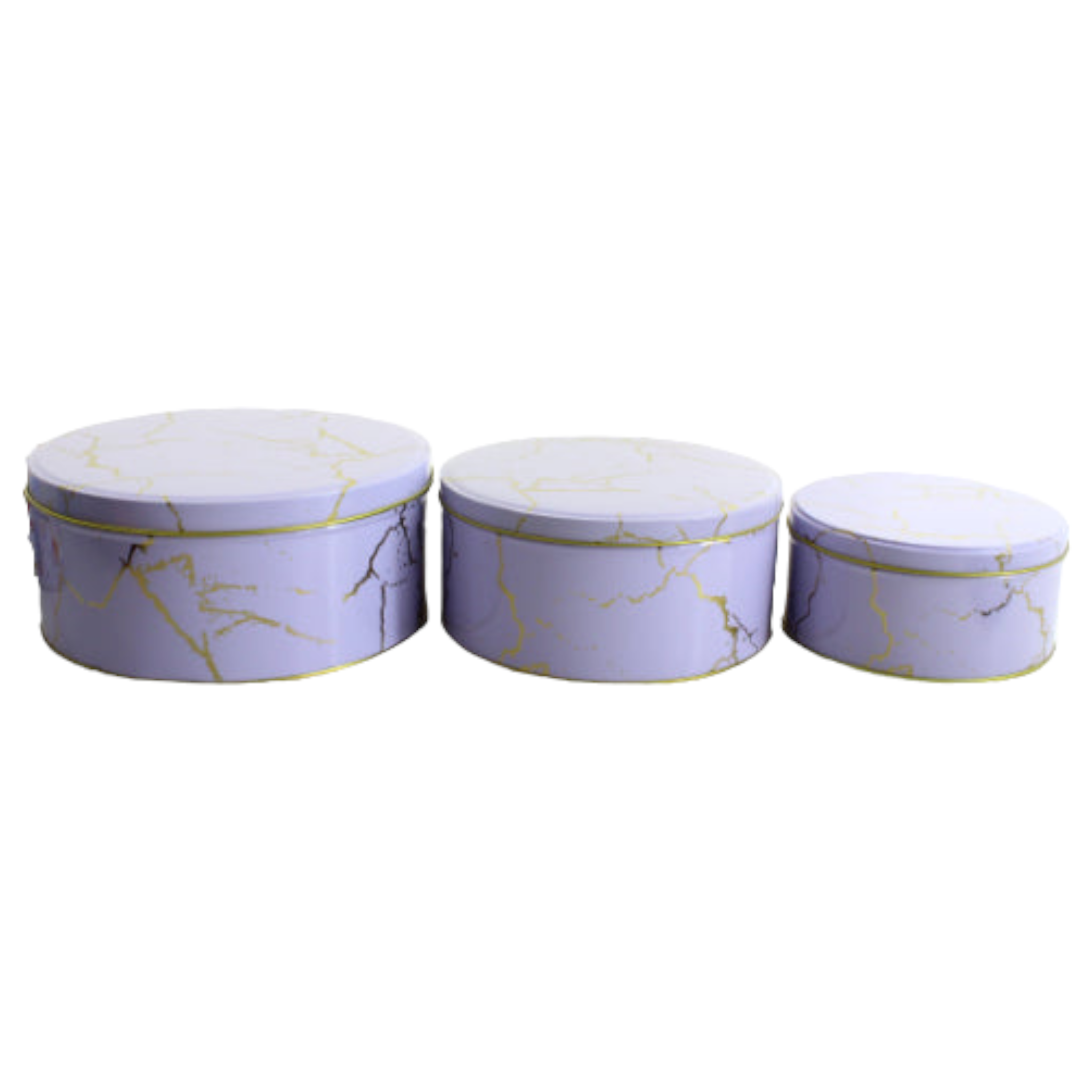 Gift Biscuit Metal Container Tin 3pc Oval xtin 062/063