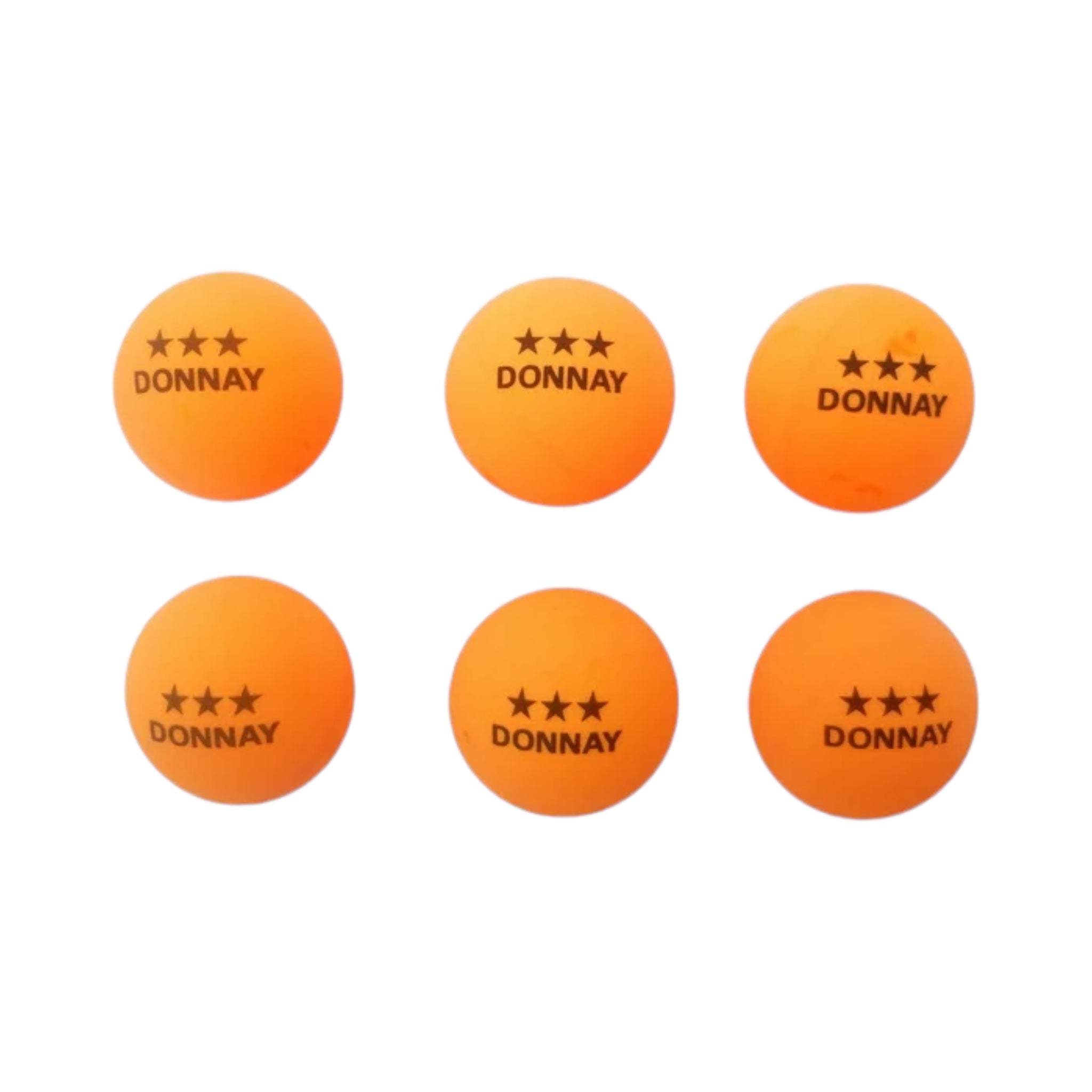 Donnay 3-Star Table Tennis Balls 6pack