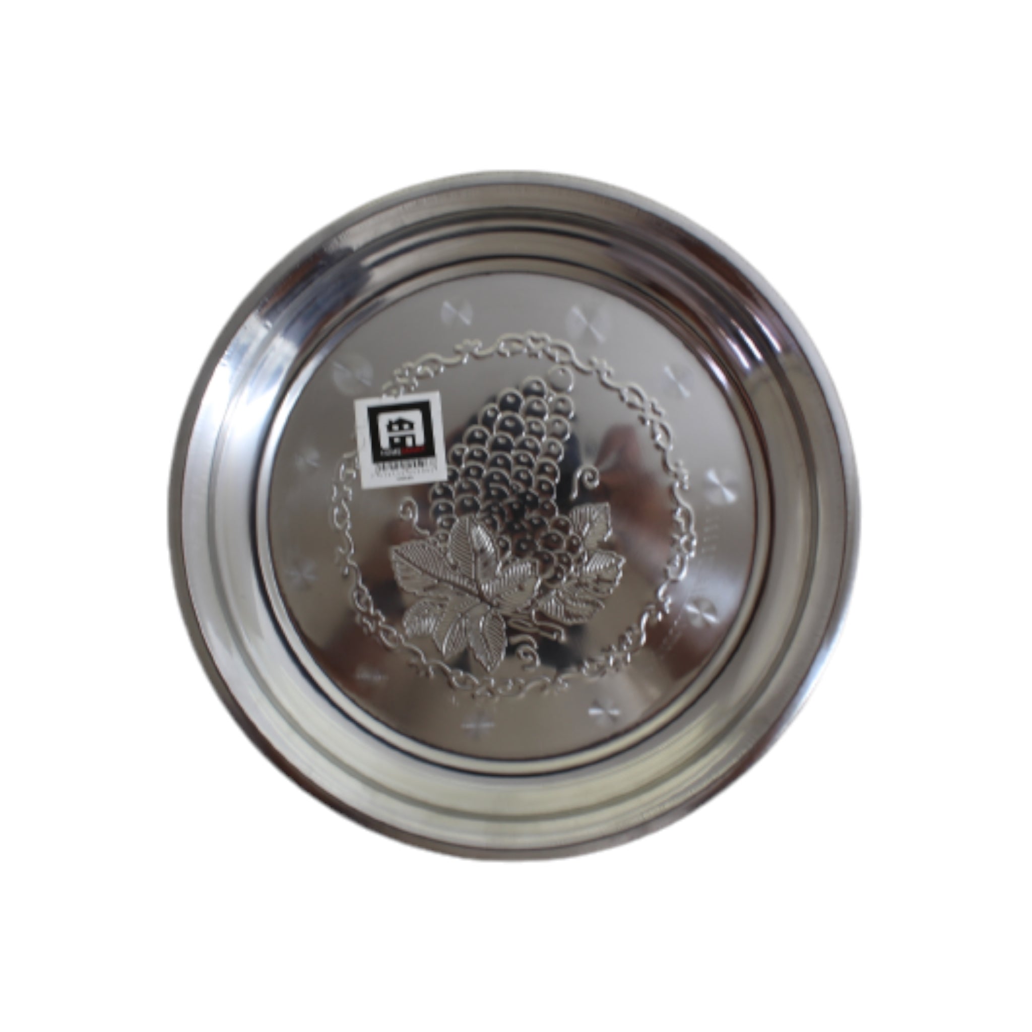 Serving Tray 30cm Round Stainless Steel GN656