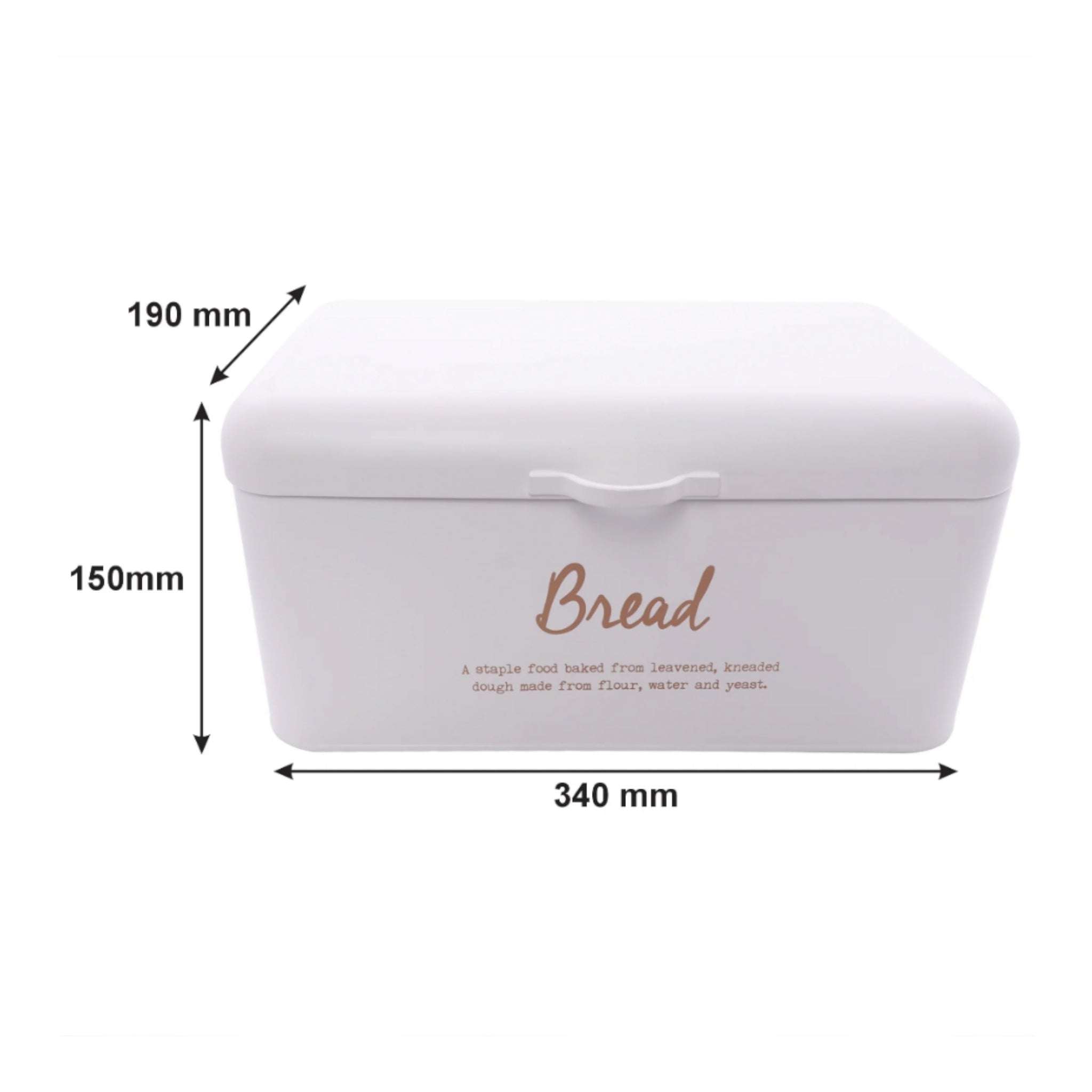 Regent Kitchen Brad Tin White with Gold Print