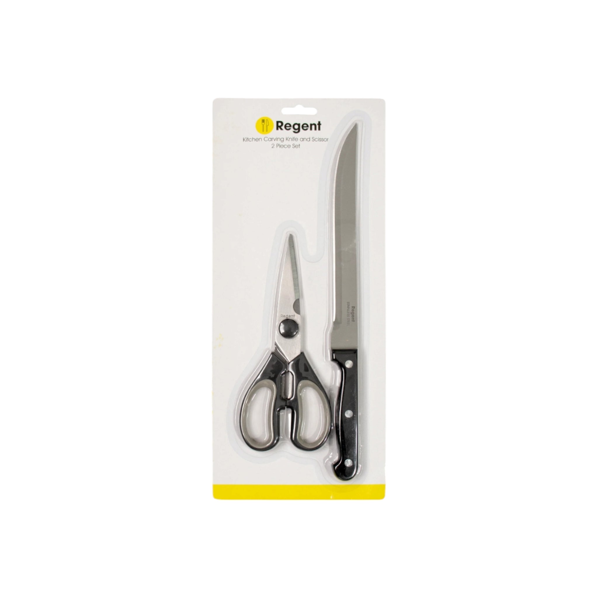 Regent Kitchen Carving knife and Scissor 2Pcs Set 21110