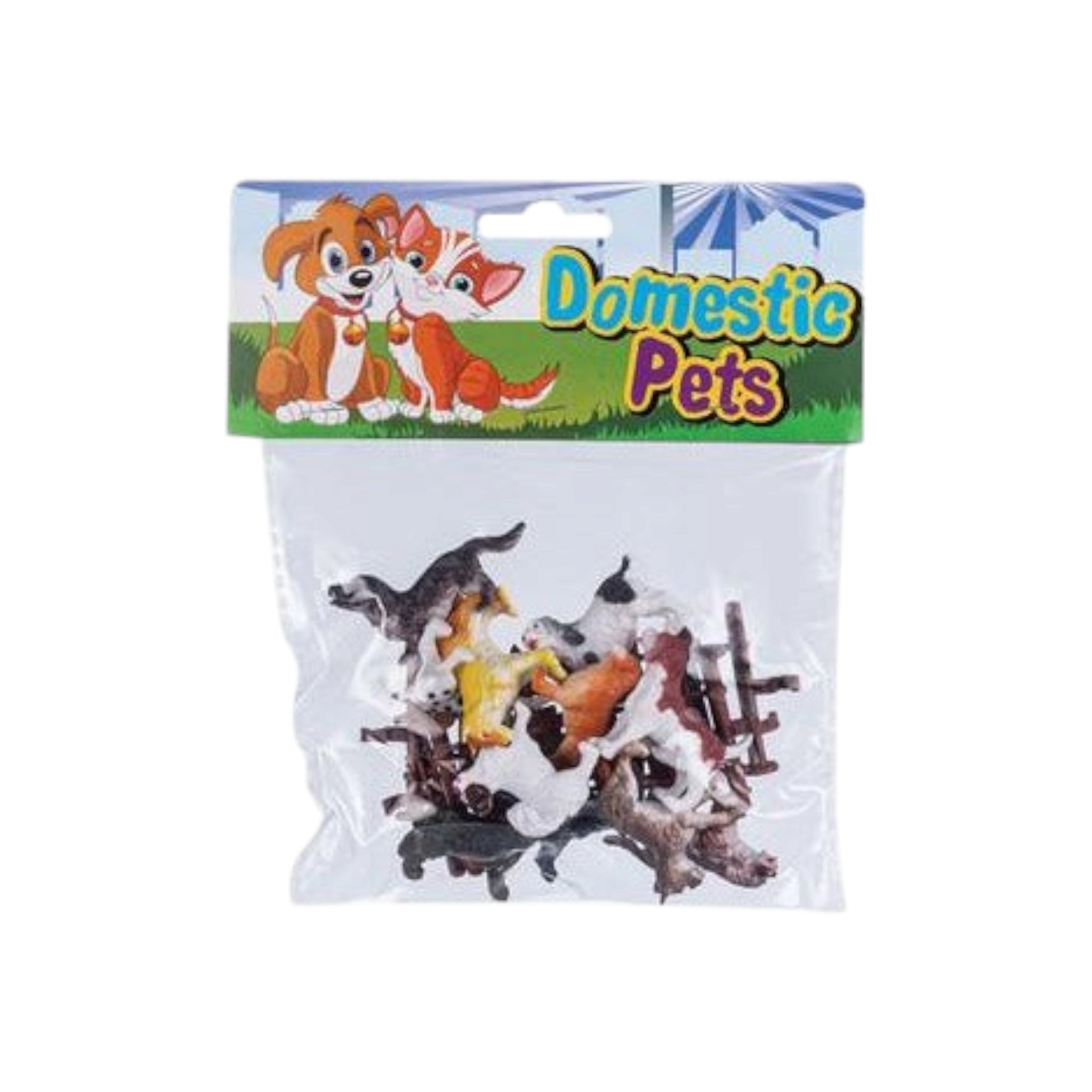 Toy Animal Domestic Pets 12pcs Assorted 20cm