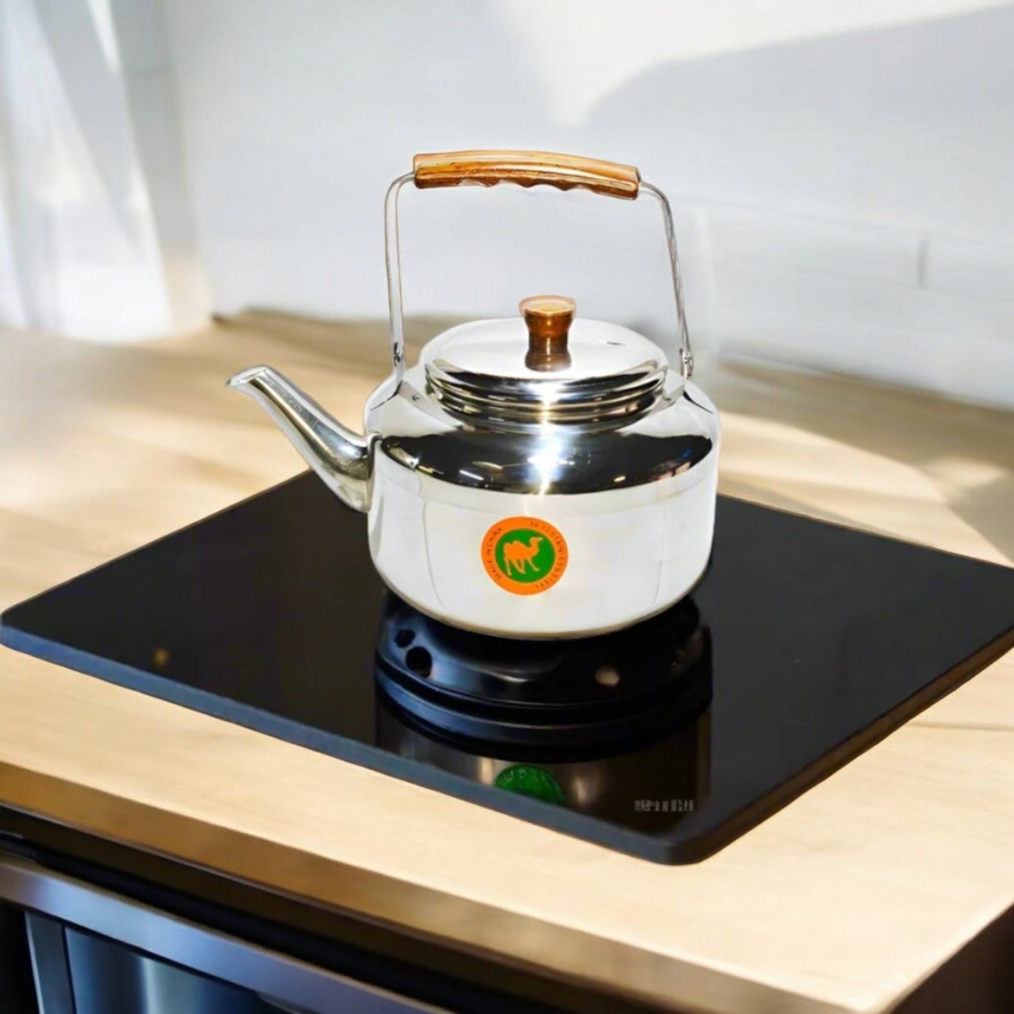 Stainless Steel Stove Pot Kettle 4Ltr