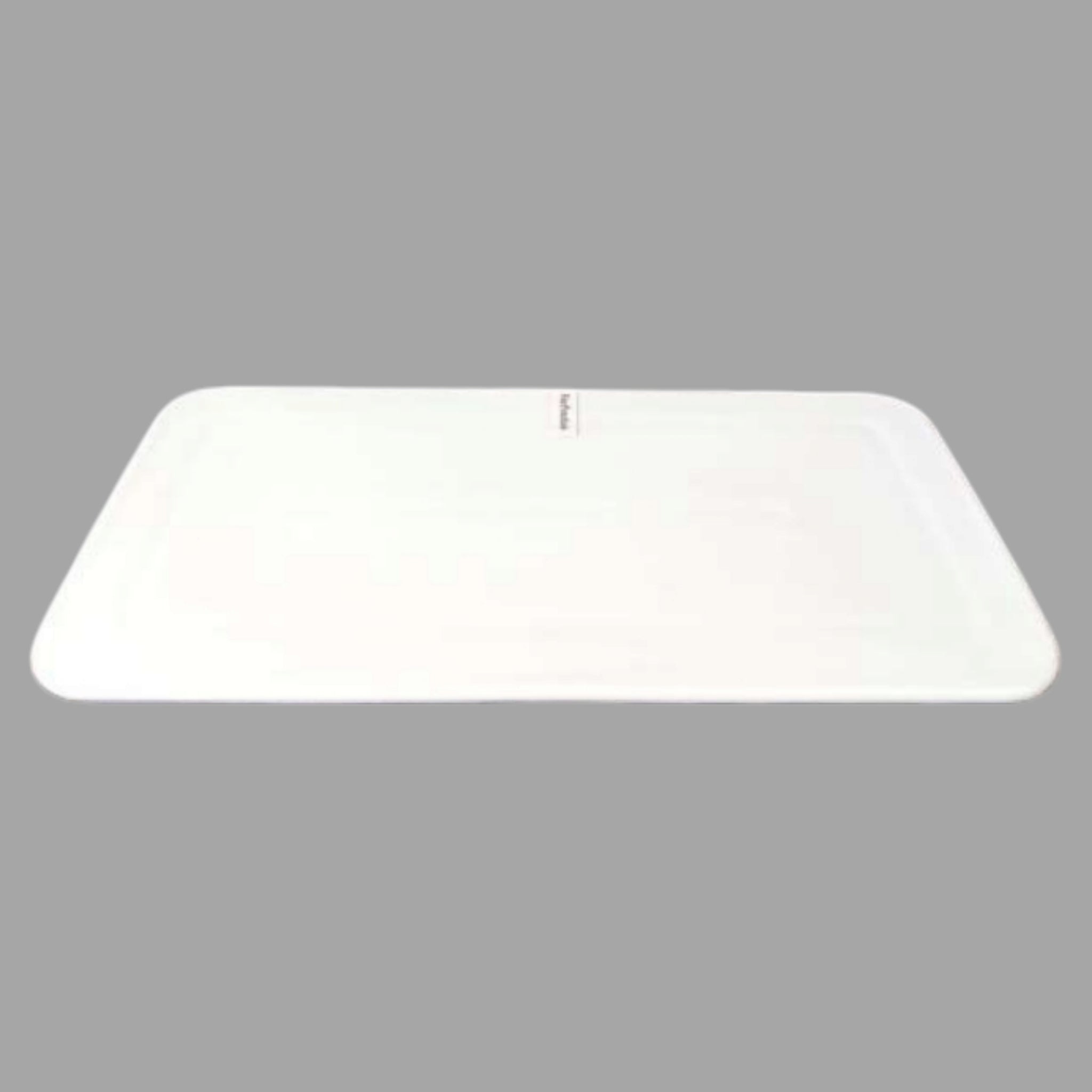 White Ceramic Rectangle Dinner Plate 11.5inch