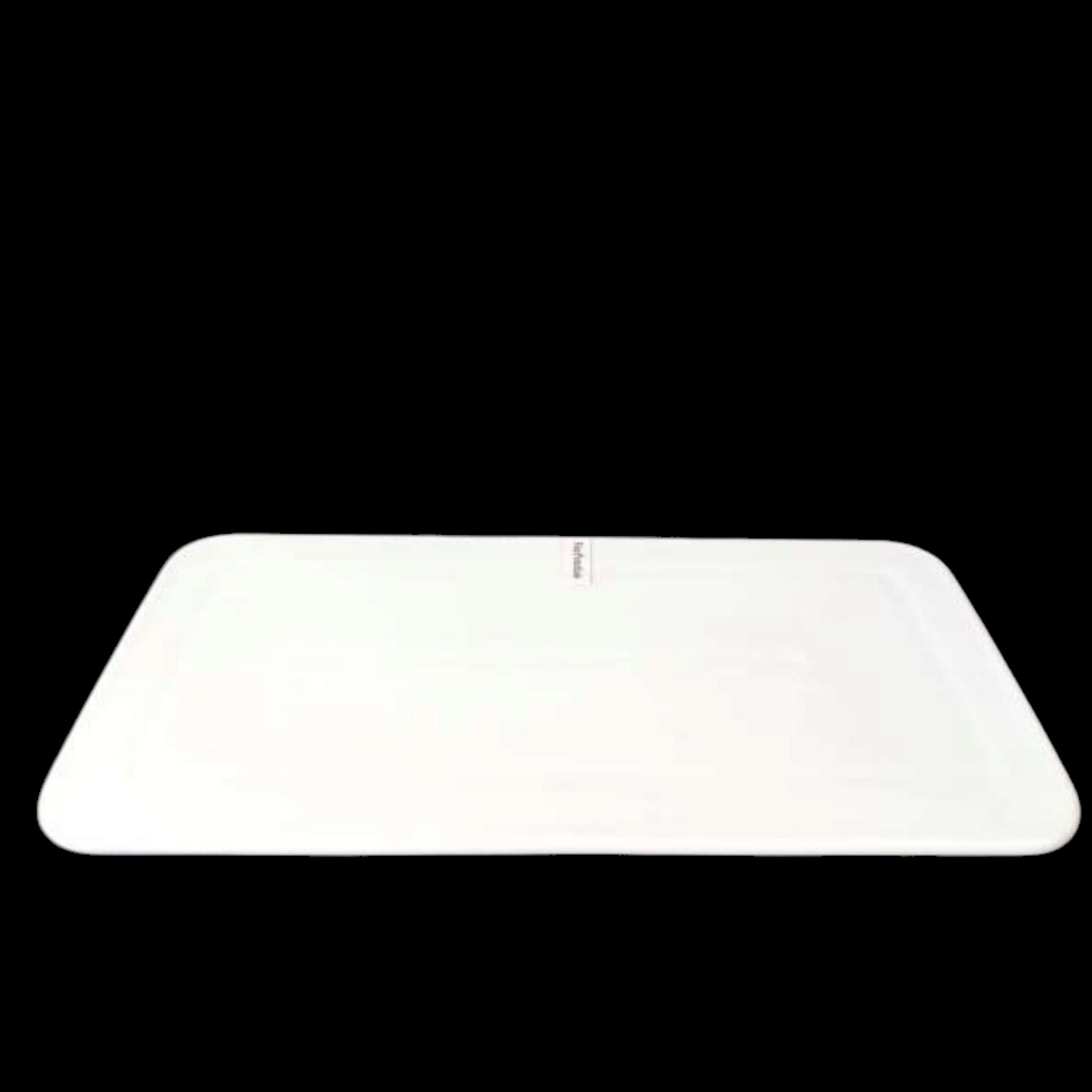 White Ceramic Rectangle Dinner Plate 11.5inch
