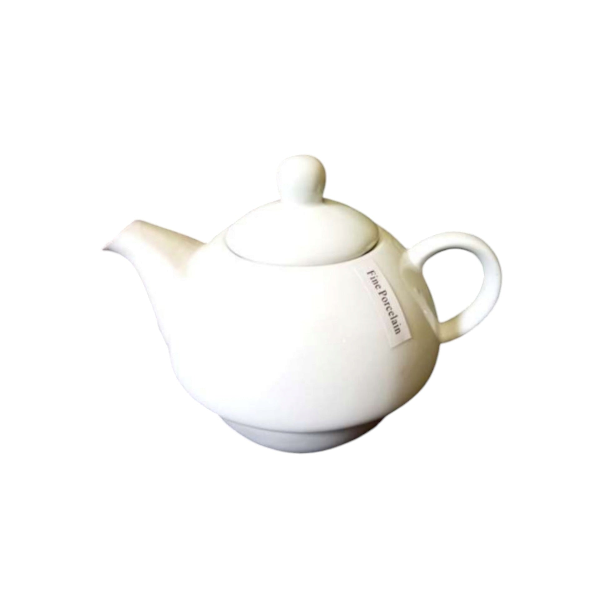 Porcelain Ceramic Tea Pot 550ml White
