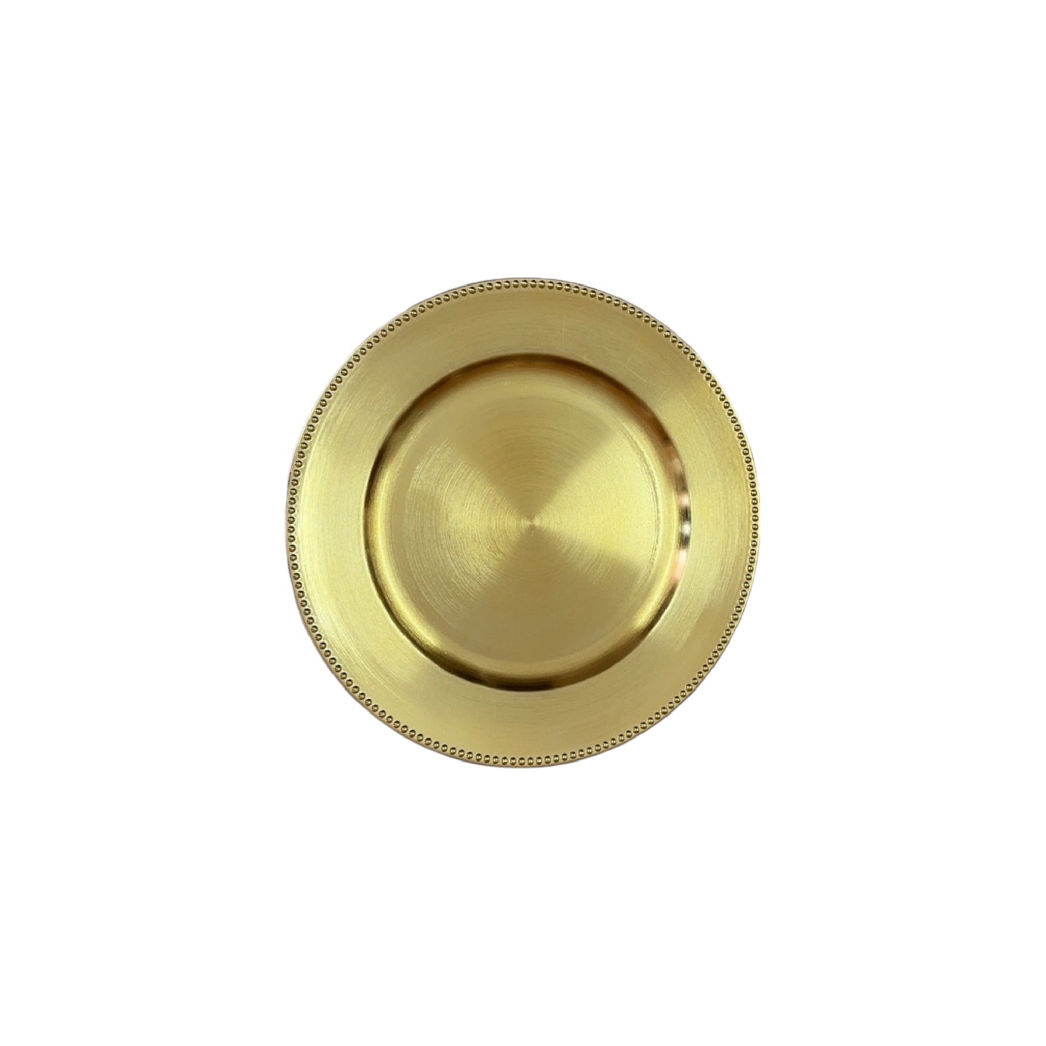 Underplate Shiny Gold Beaded