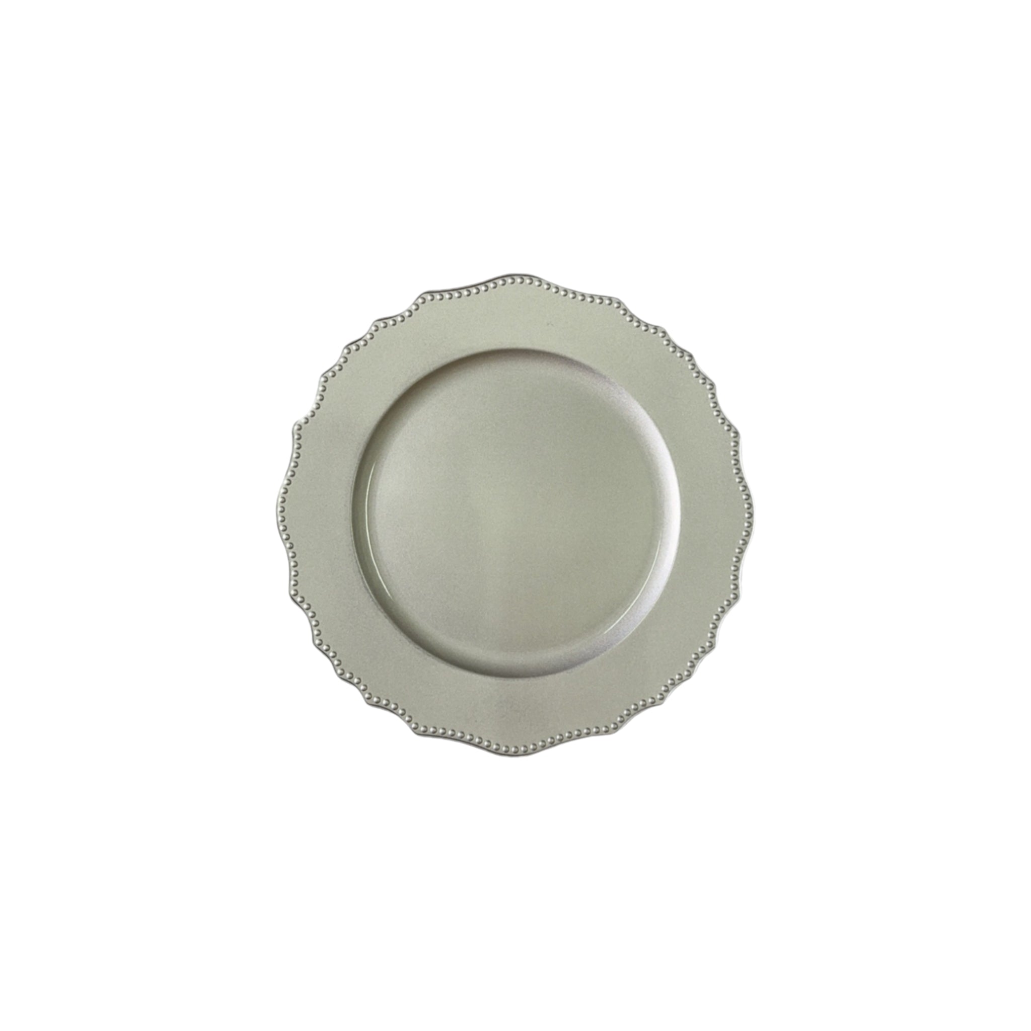 Underplate Silver Beaded