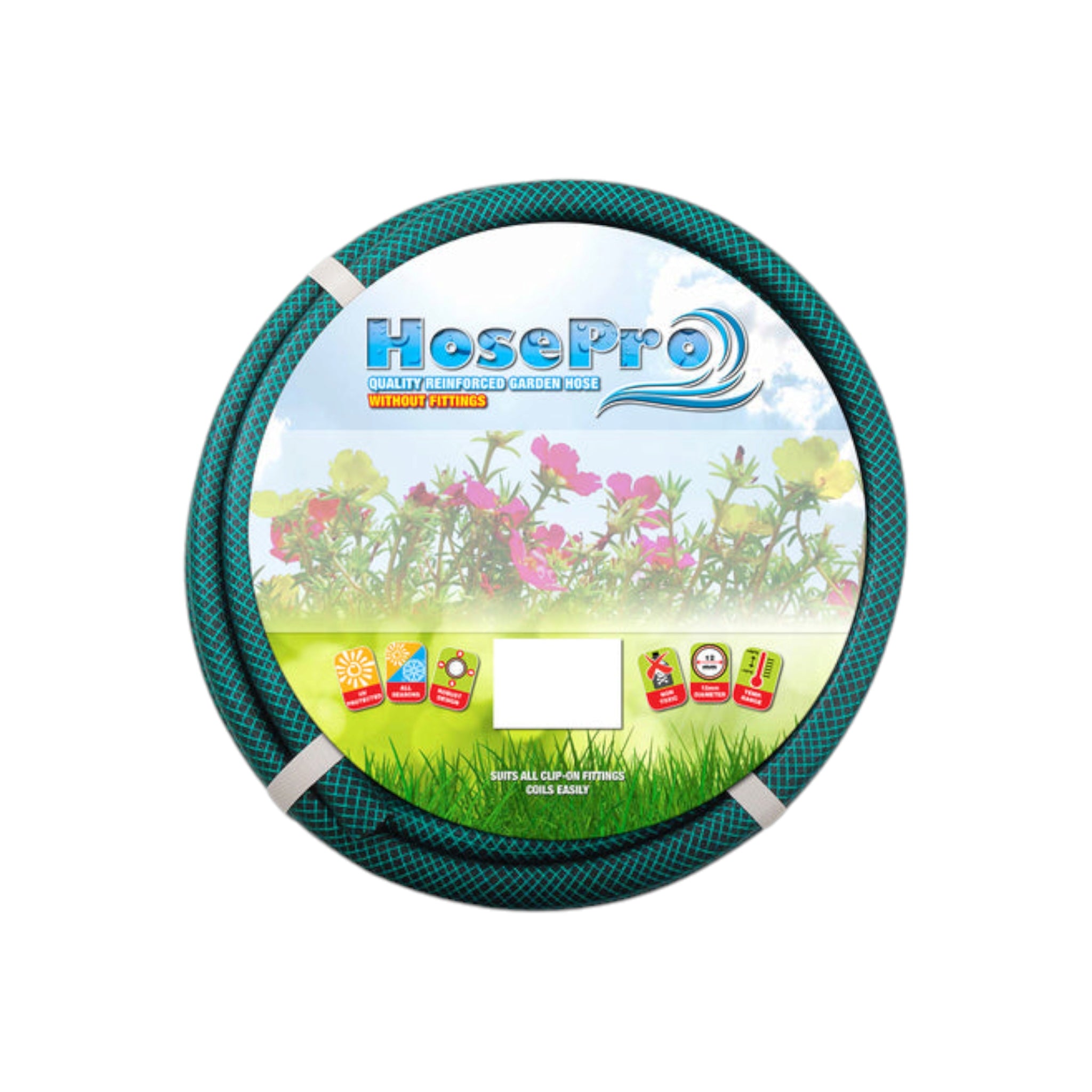 Garden Water Hose Pipe 12mmx20m with Fittings