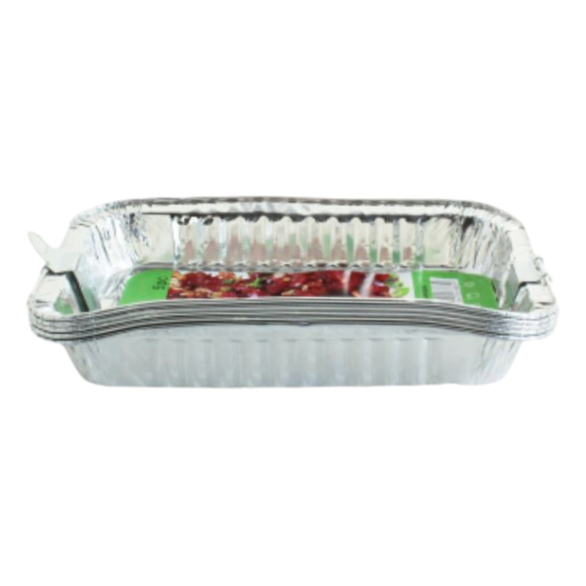 Aluminium Foil Cake Pans Rectangular 5pack WBAK006
