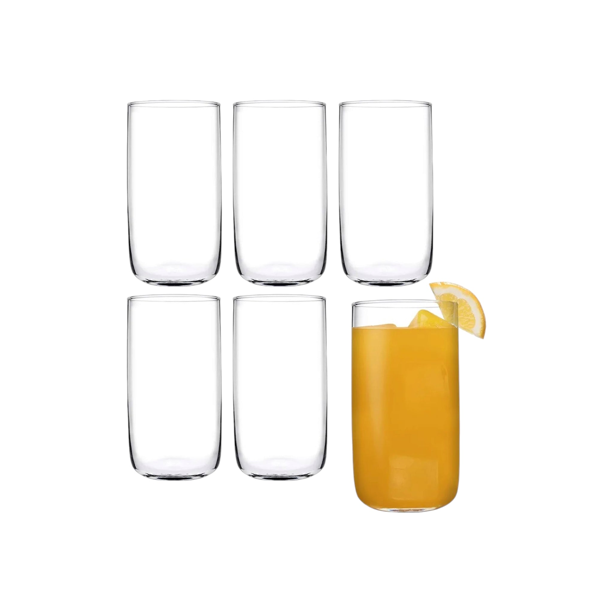 Pasabahce Iconic Hiball Glass Tumbler 265ml 3pack