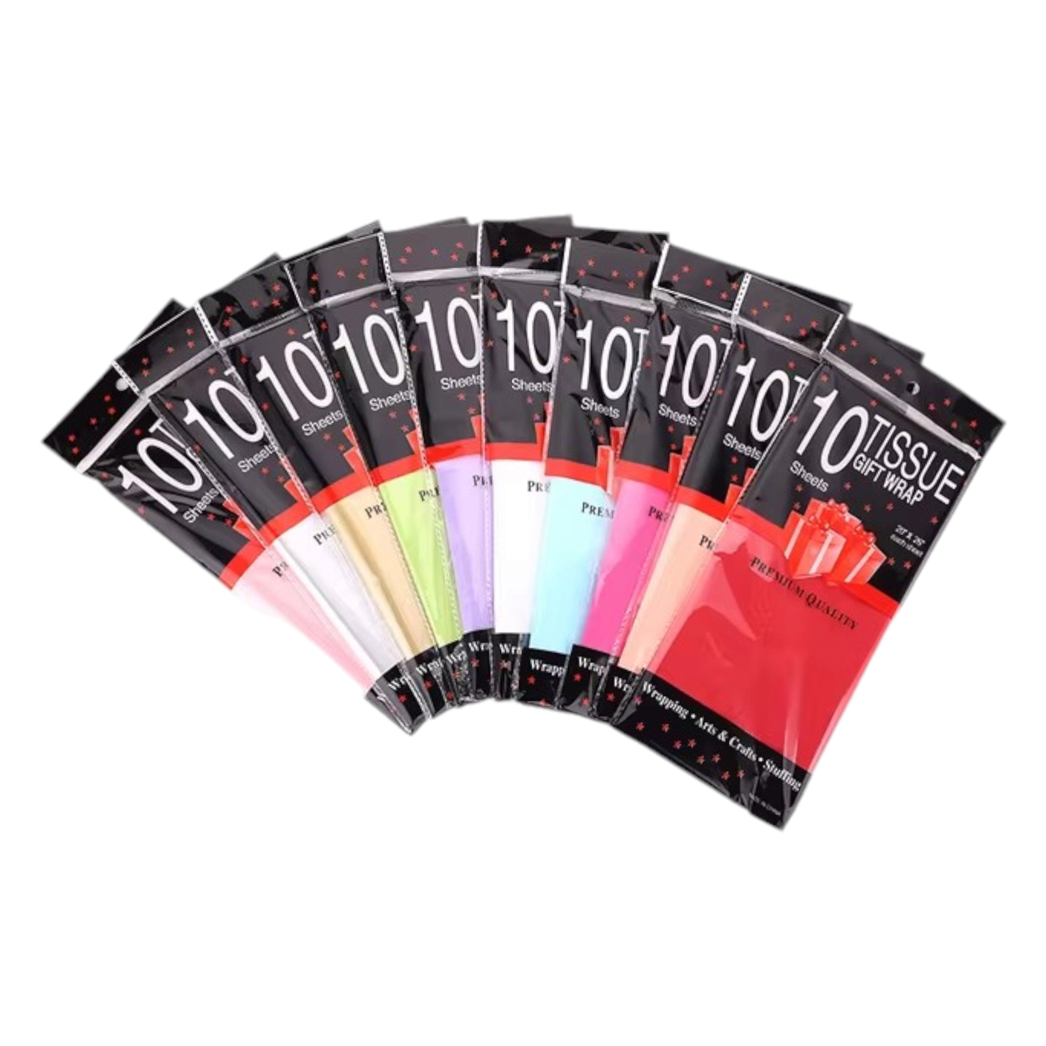 Gift Wrap Tissue Paper 50x66cm 10x Sheets