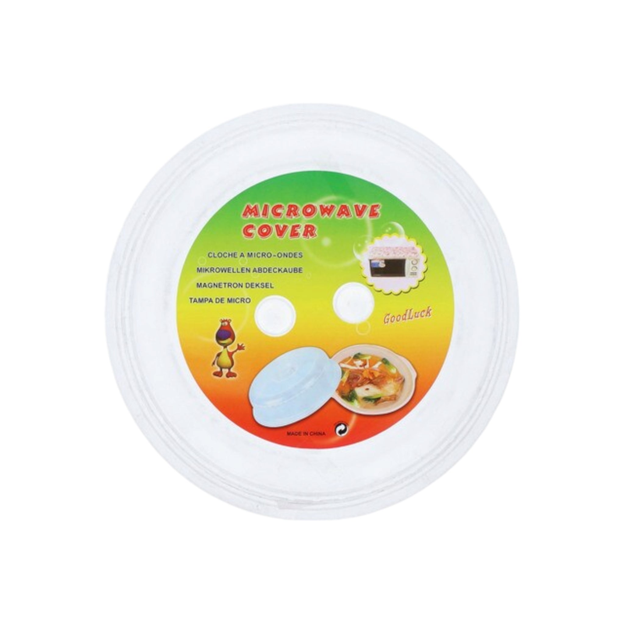 Microwave Cover Plastic Clear 26cm