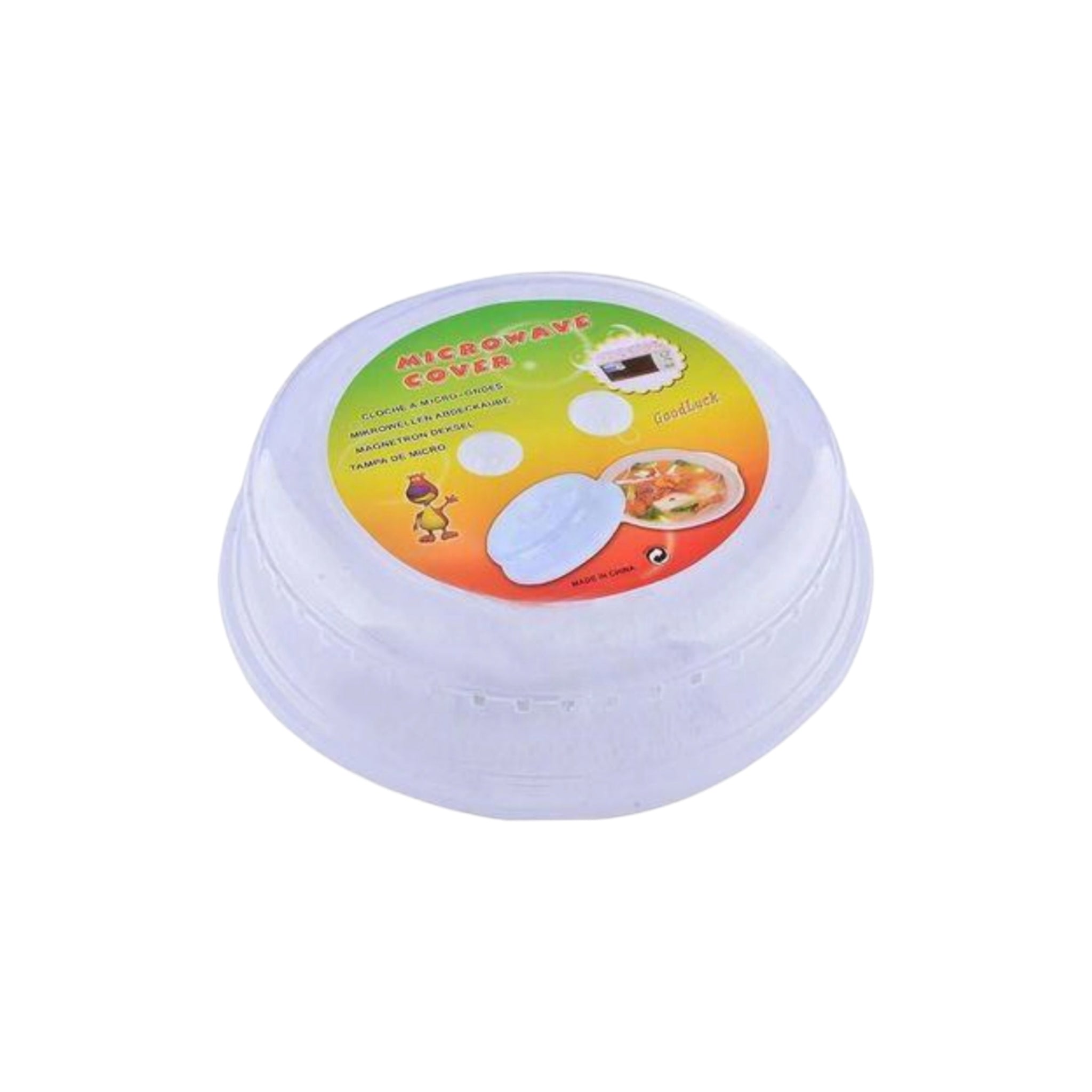 Microwave Cover Plastic Clear 26cm