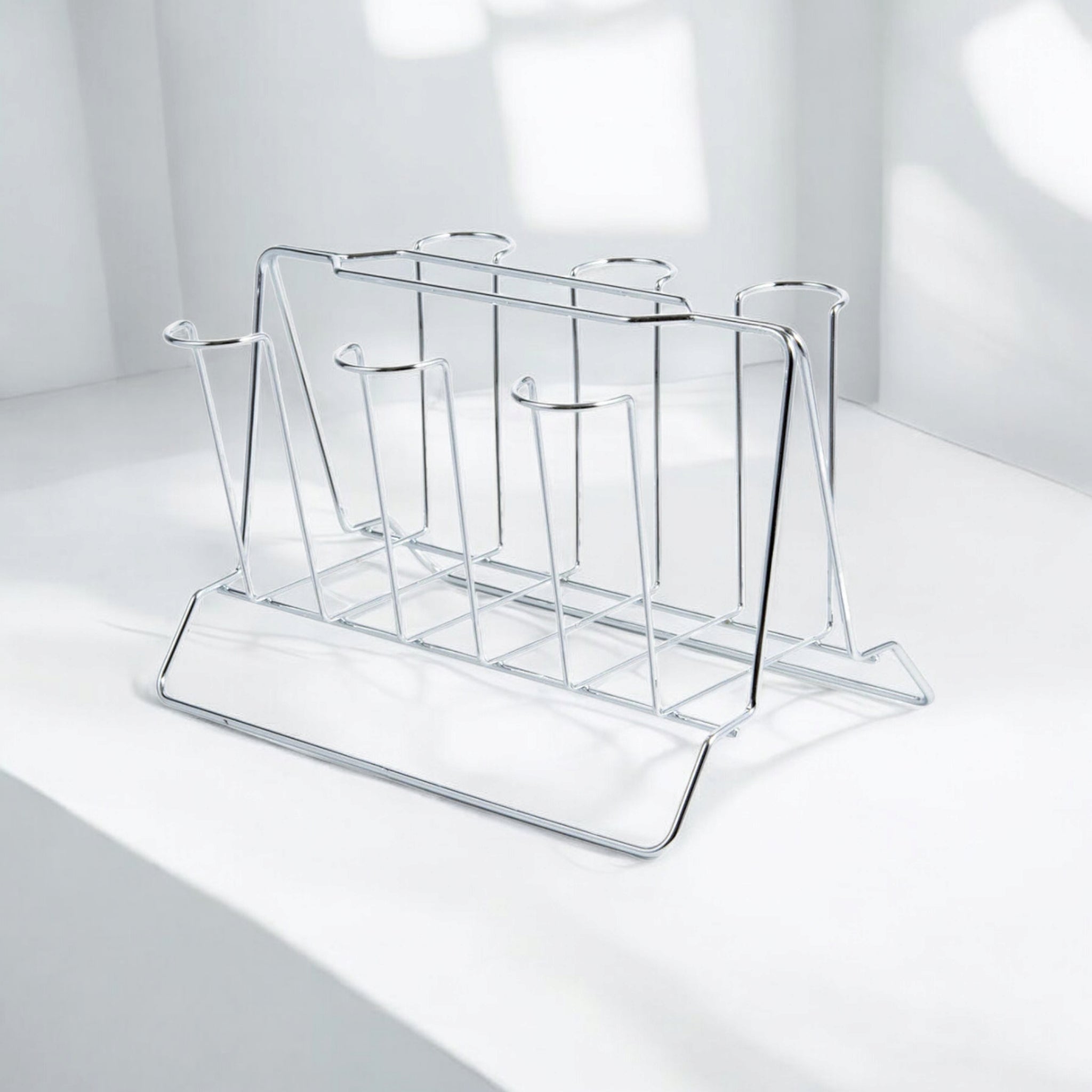 Chrome Glass Tumbler Holder